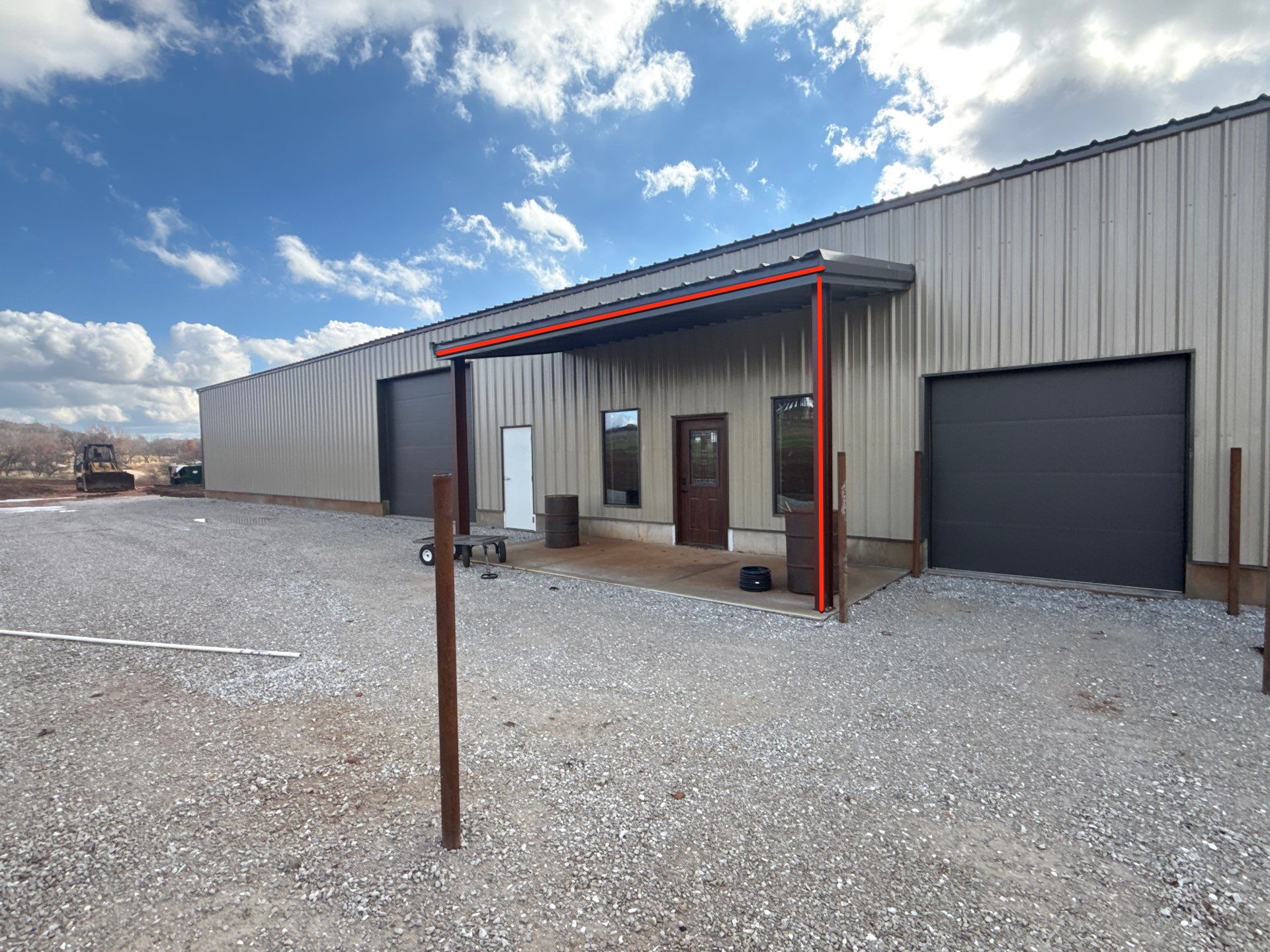 Metal Shop 6" Gutters & Downspouts Install - Color Musket Brown  by Titan Commercial & Residential Roofing 