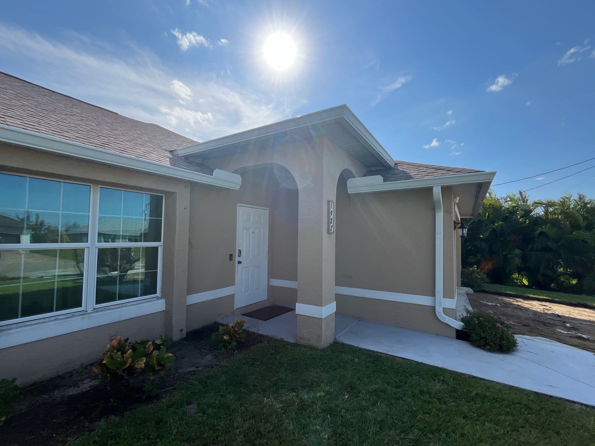 Downspout Extensions for Cape Coral Homes  by Gutter Professors