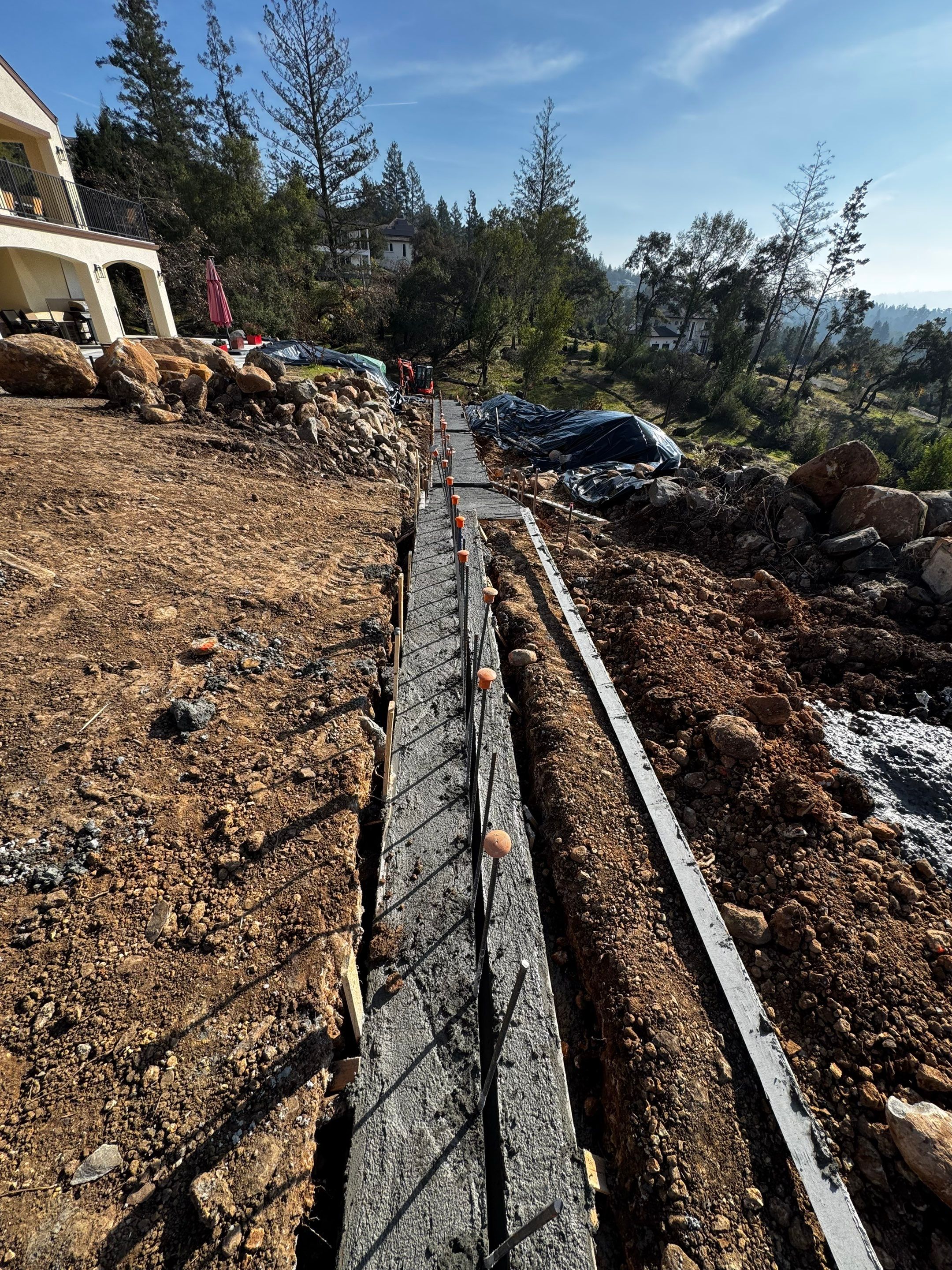 Retaining wall by JRS Construction