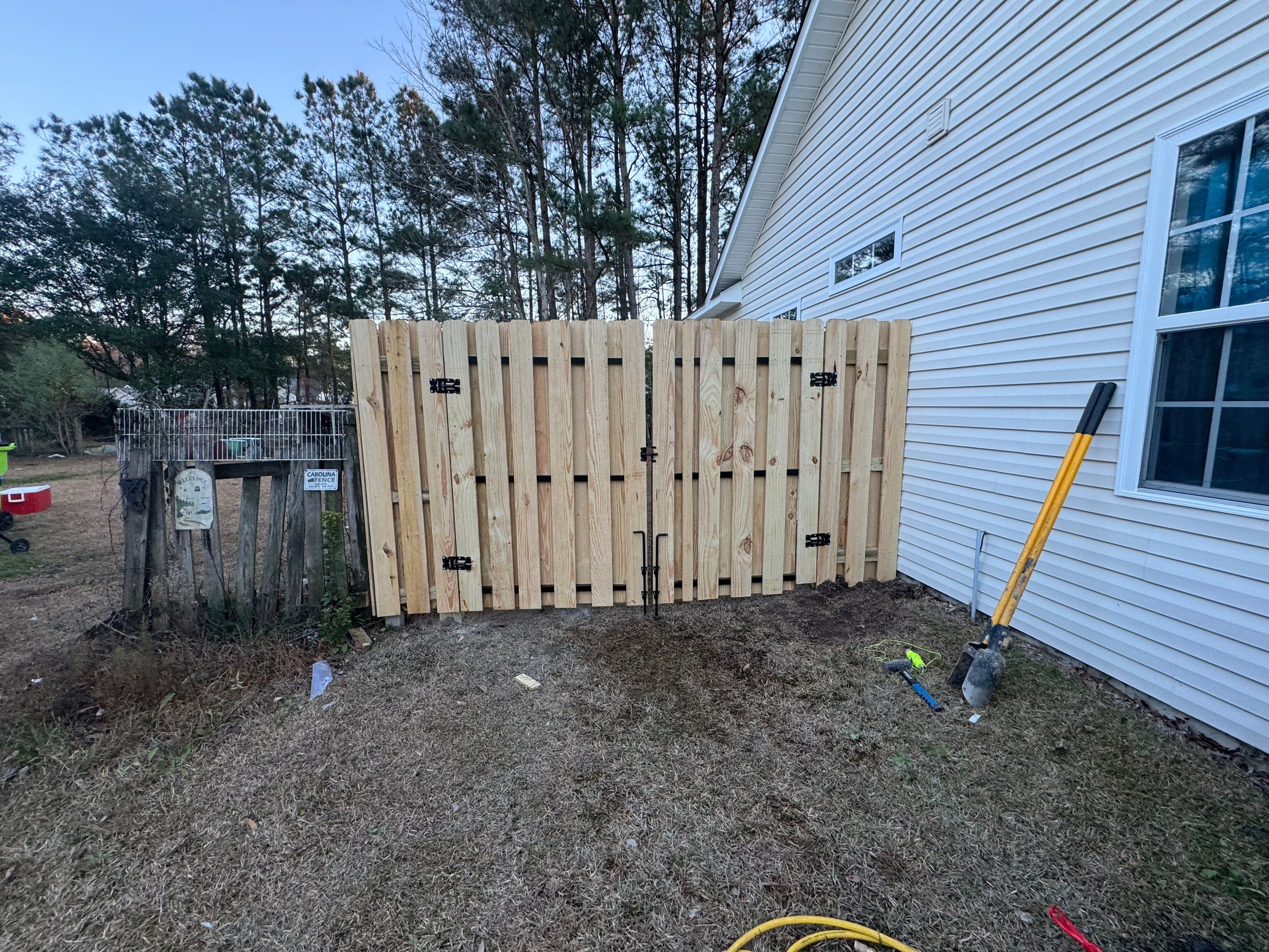 Project in New Bern by Superior Fence and Rail