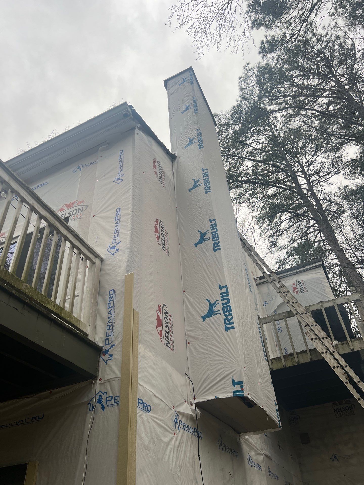 Exterior Painting with Accent Color and James Hardie Siding Installation in Marietta, GA by Nelson Exteriors