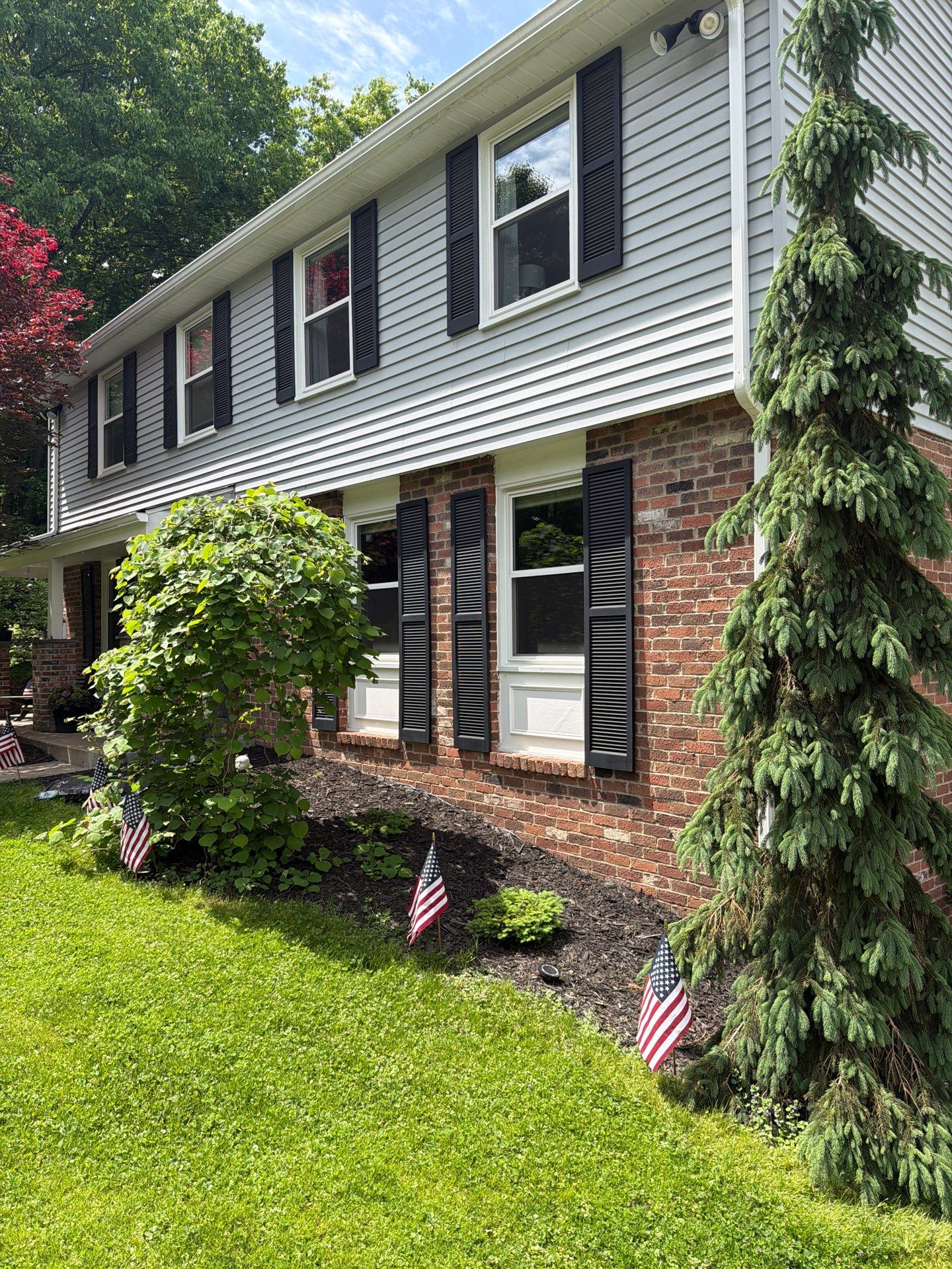 Ascend Siding Replacement and Custom Cedar Porch Renovation in Allison Park by Ideal Siding Pittsburgh