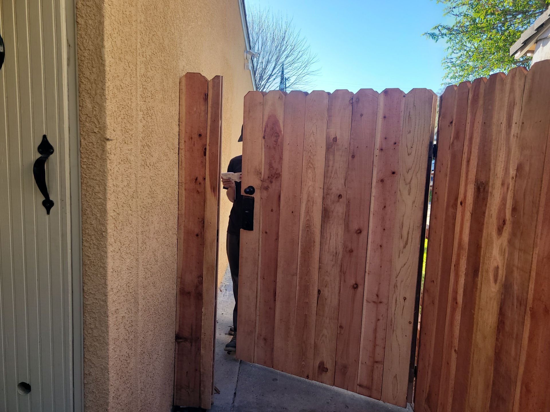 Fence and Gate Rebuild-Elder Dr. by McCray's Handyman, Inc.