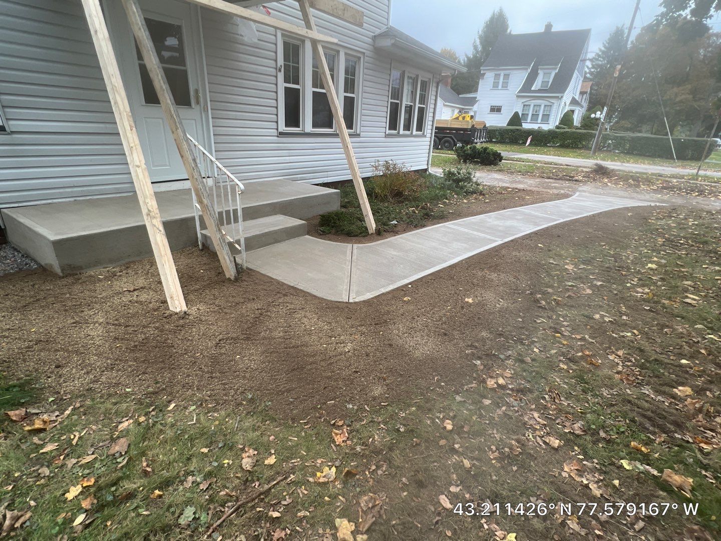 Broom Finish Walkway  by NG Masonry & Construction LLC
