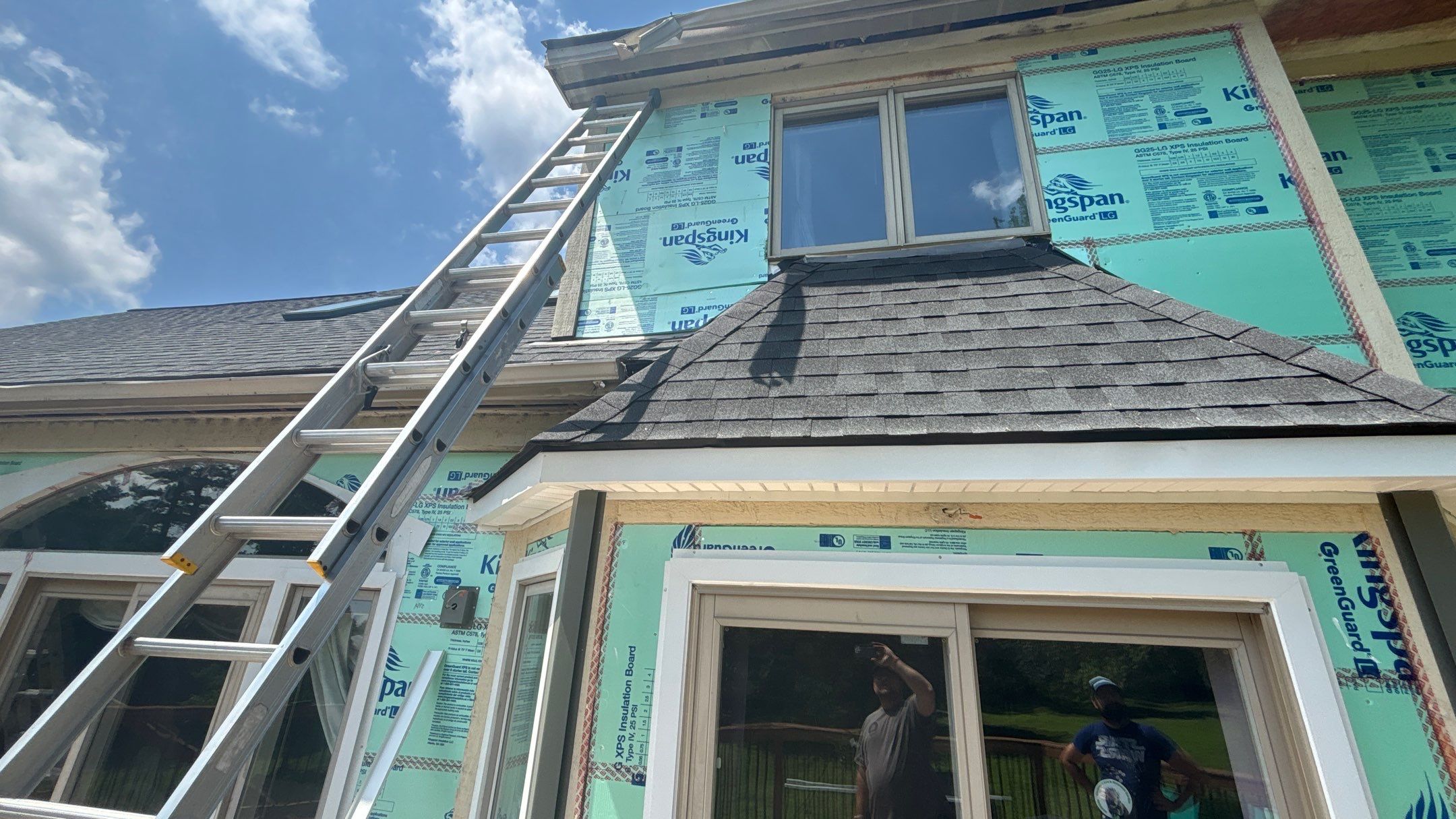 Siding Replacement using Alside Mountain Fern by 180 Contractors