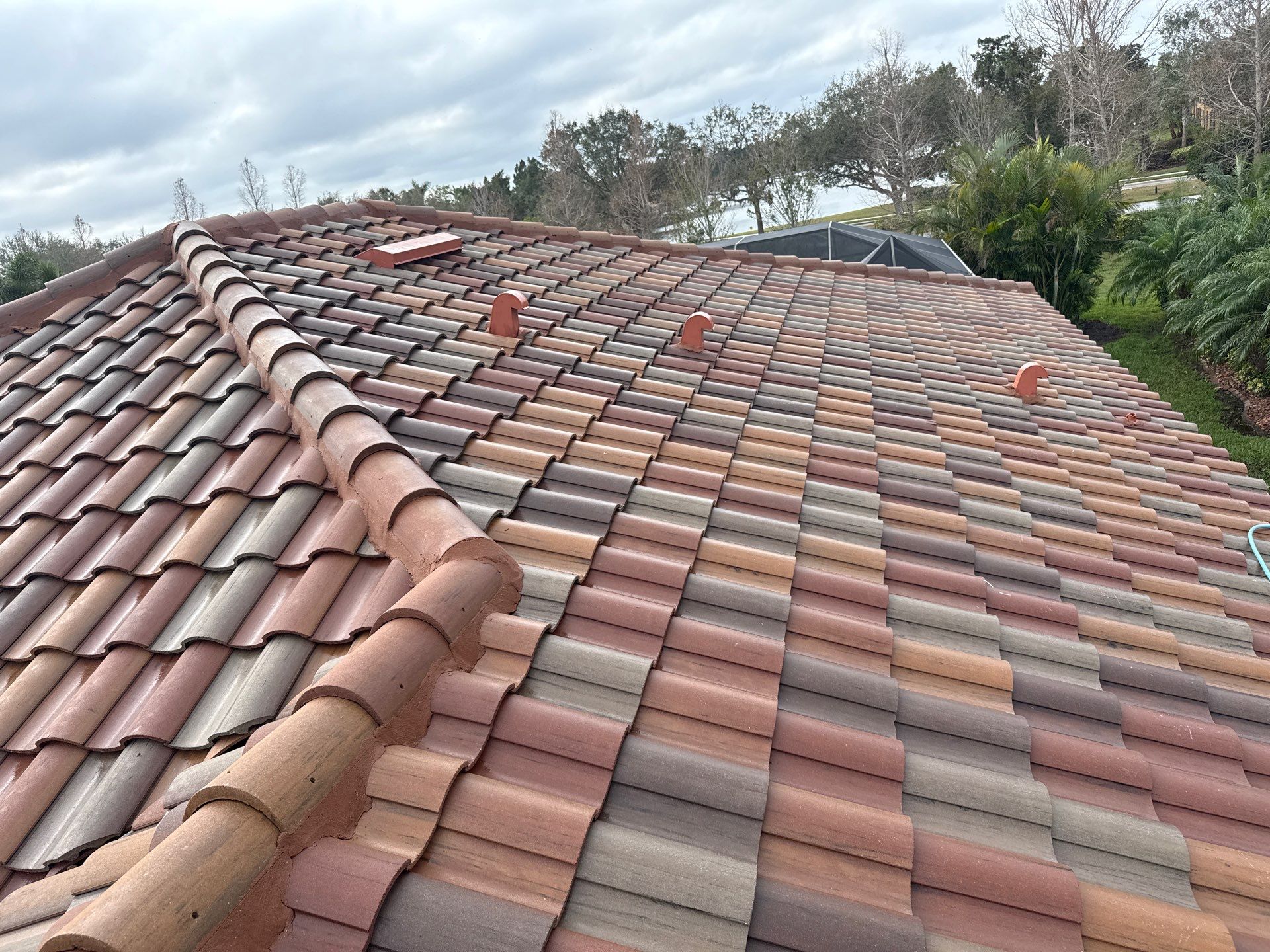 Paver Pool Deck, Driveway & Concrete Tile Roof Cleaning in River Strand, Bradenton, FL | Sunshine AquaWash by Sunshine AquaWash