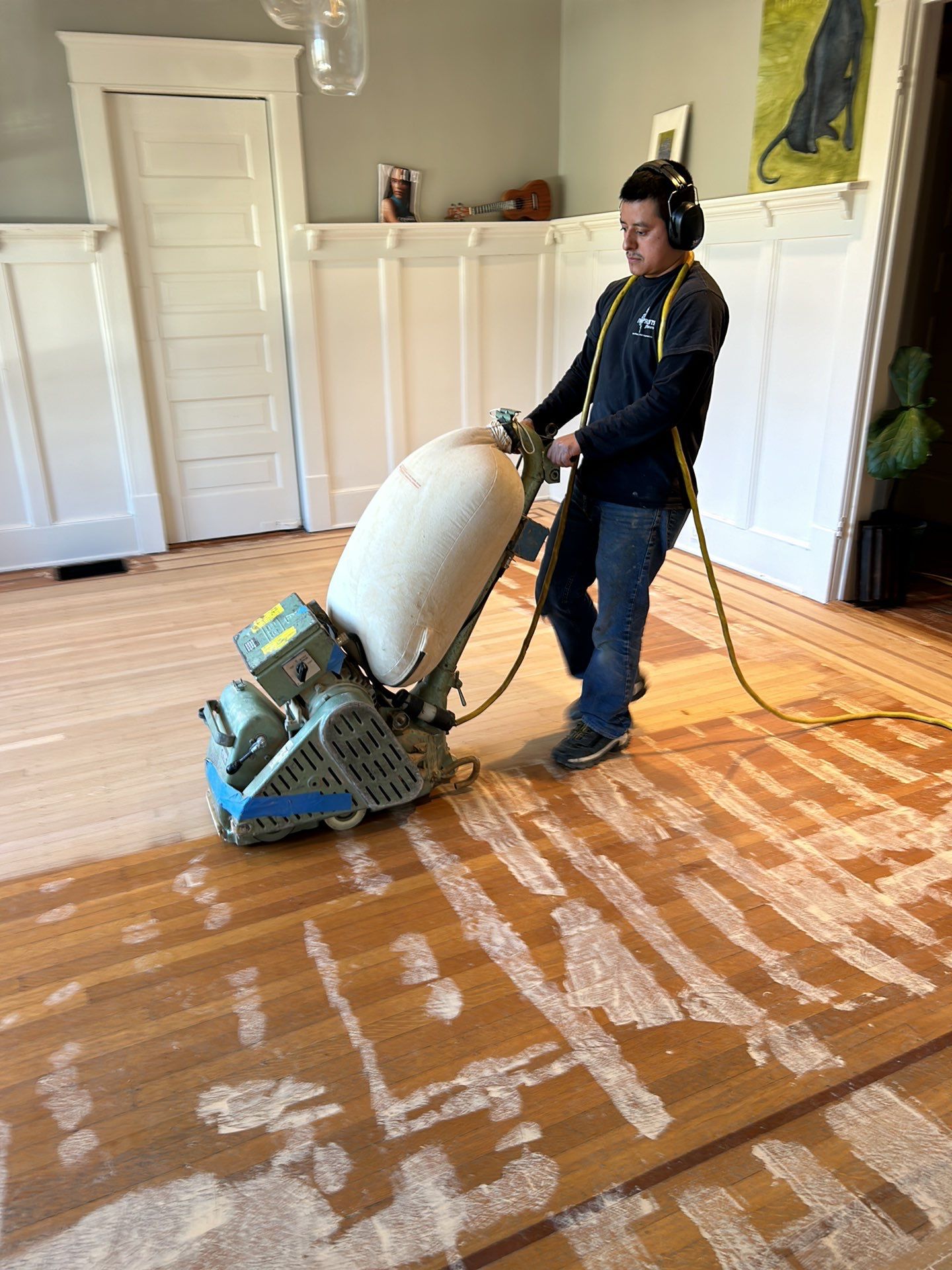 115 year old house - Oak refinish by Footprints Floors of East Atlanta