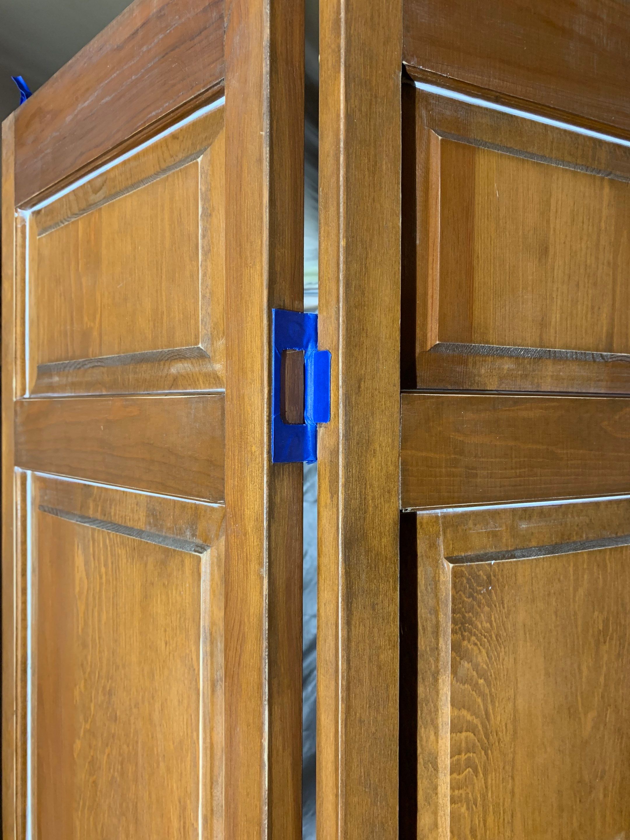 Painting Stained Wood Trim and Staircase. Walls too! by Empire Painting Services, LLC