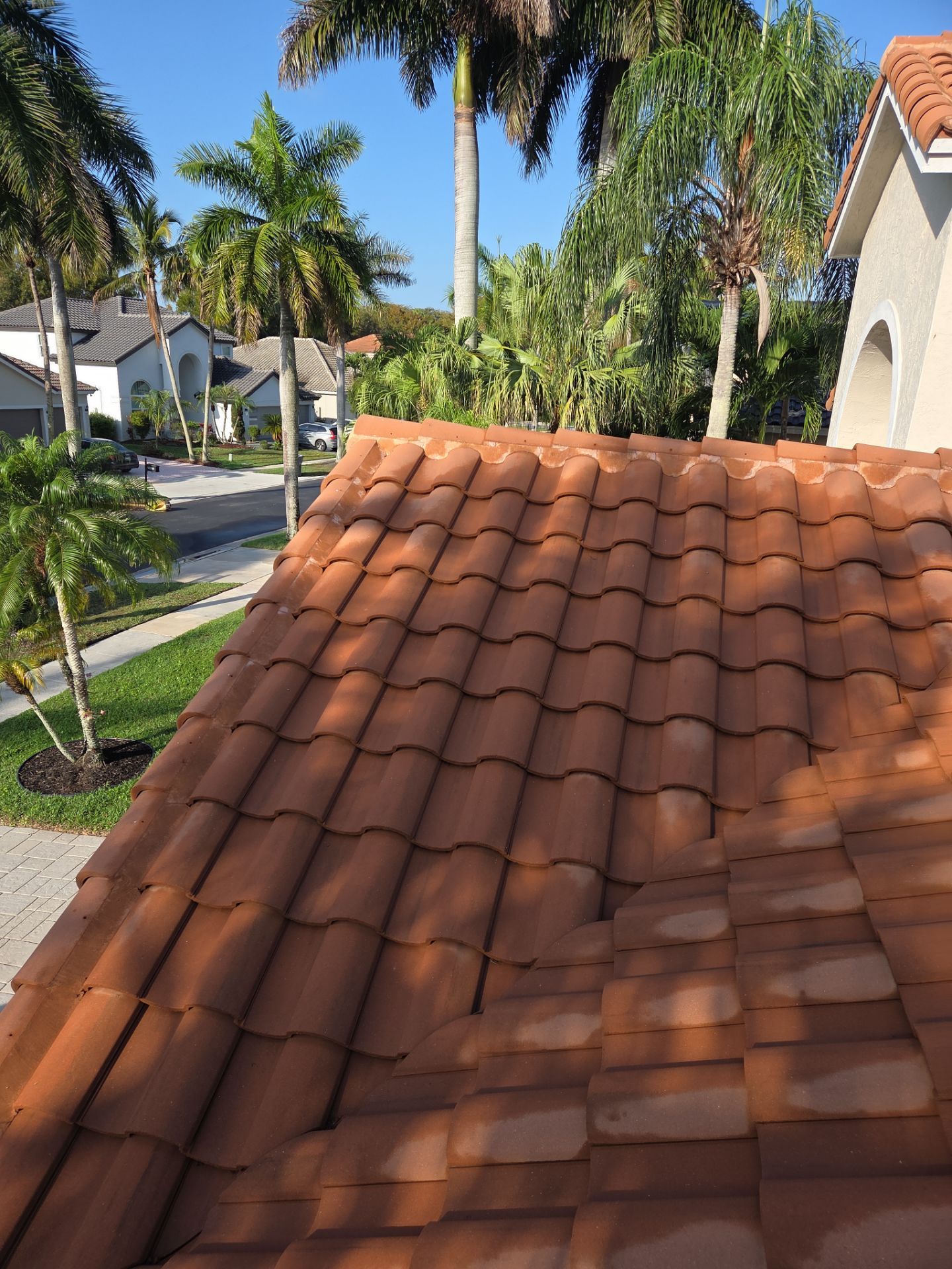 Clay Tile Roof Repair and Ridge Cap Maintenance in Boca Raton by Aastro Roofing