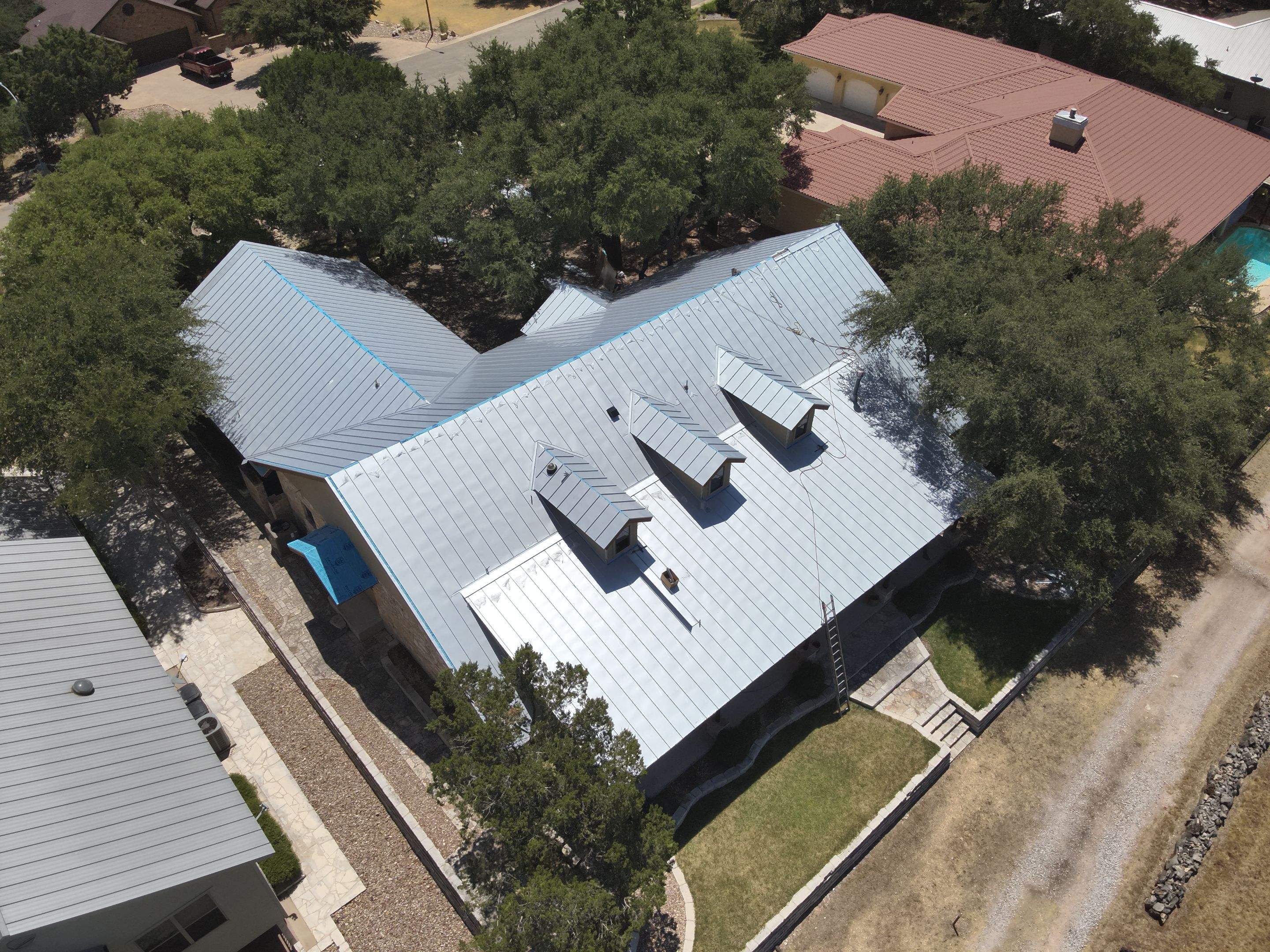Metal Roof Replacement in Burnet, TX by Action Exteriors Austin