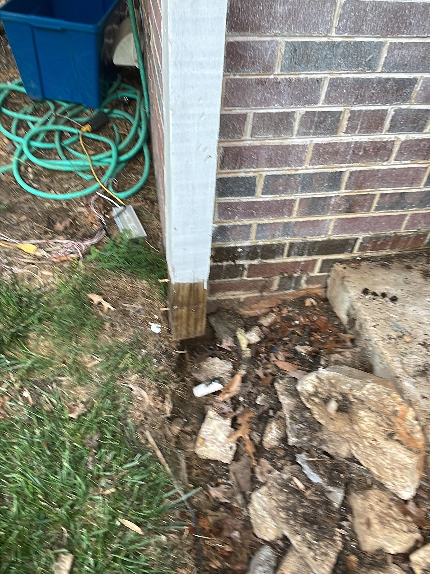 New walkway with stairs and a new front porch by Fairfax Contractors, LLC