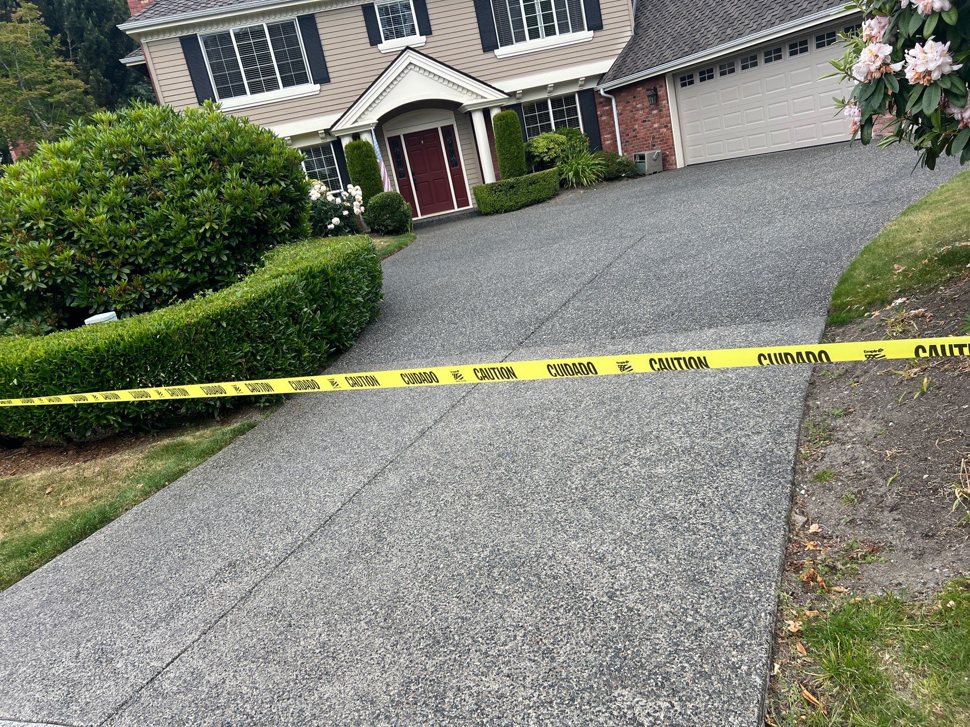 Concrete Driveway Patch Repair & Sealer | Mukilteo  by Jireh Asphalt & Concrete Inc 