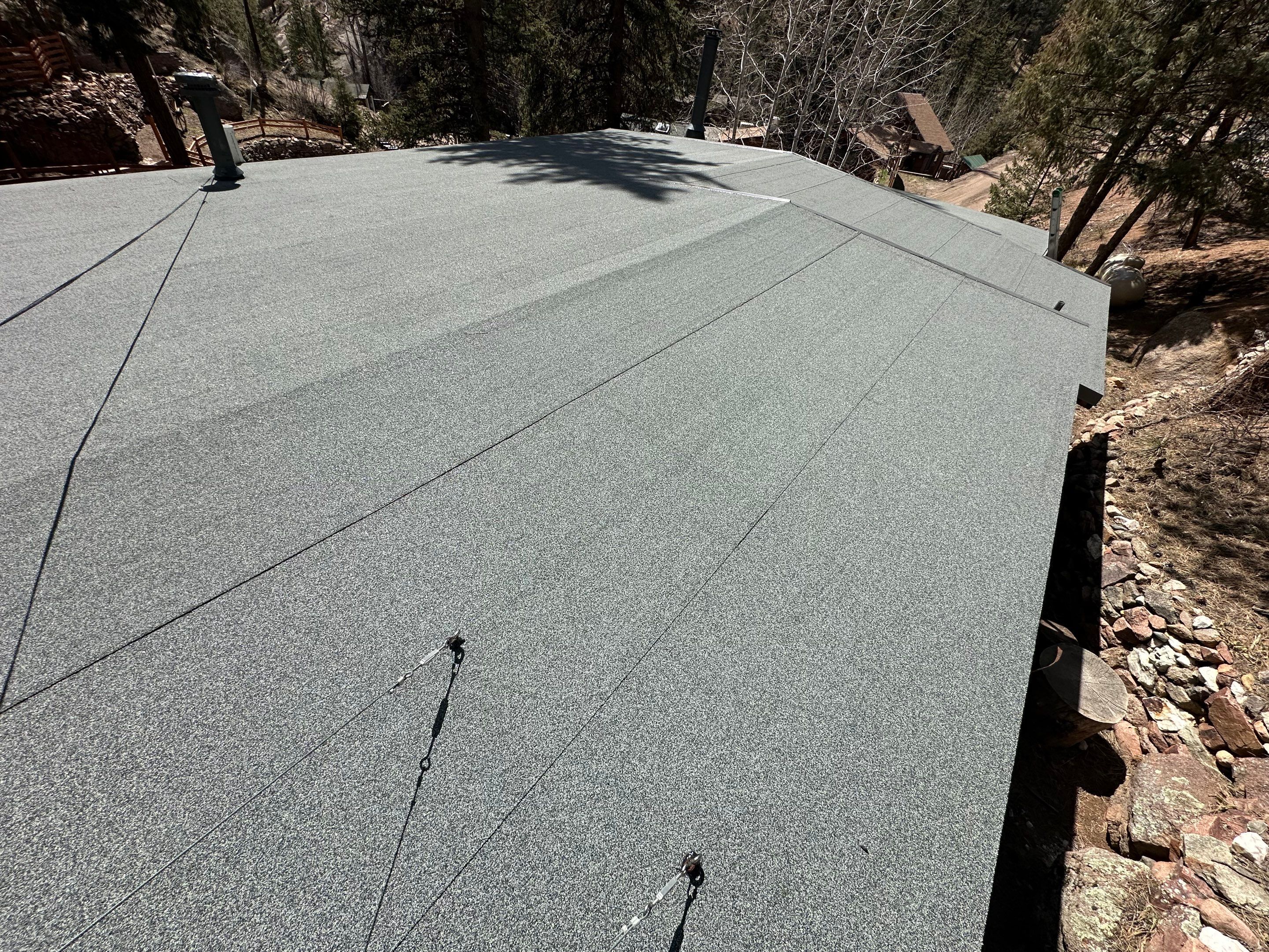 Residential Roofing Installation using Modified Bitumen Roofing by Blue Peaks Roofing LLC 