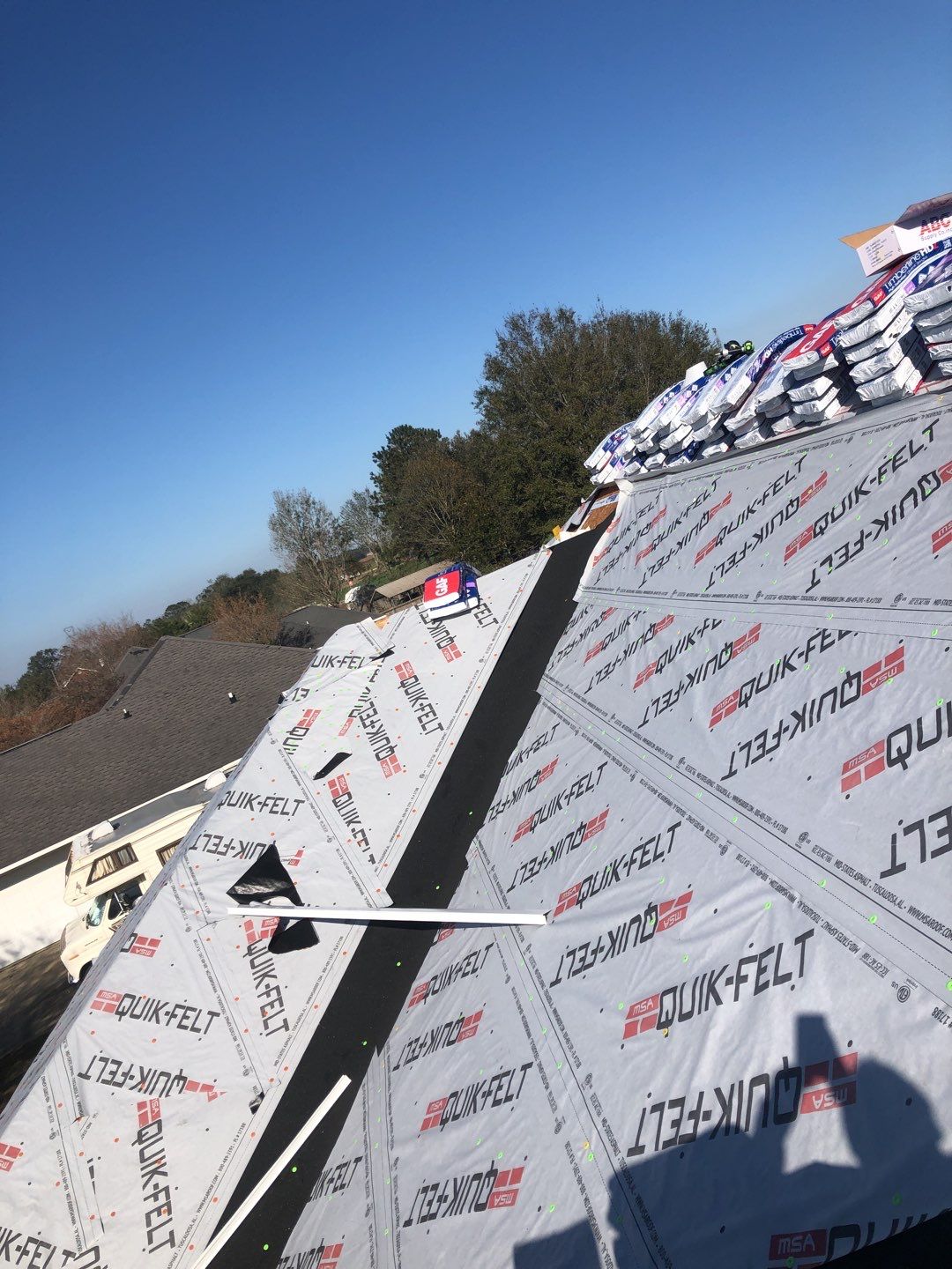 Residential Roofing Installation using Roof Replacement by American Roofing & Construction LLC