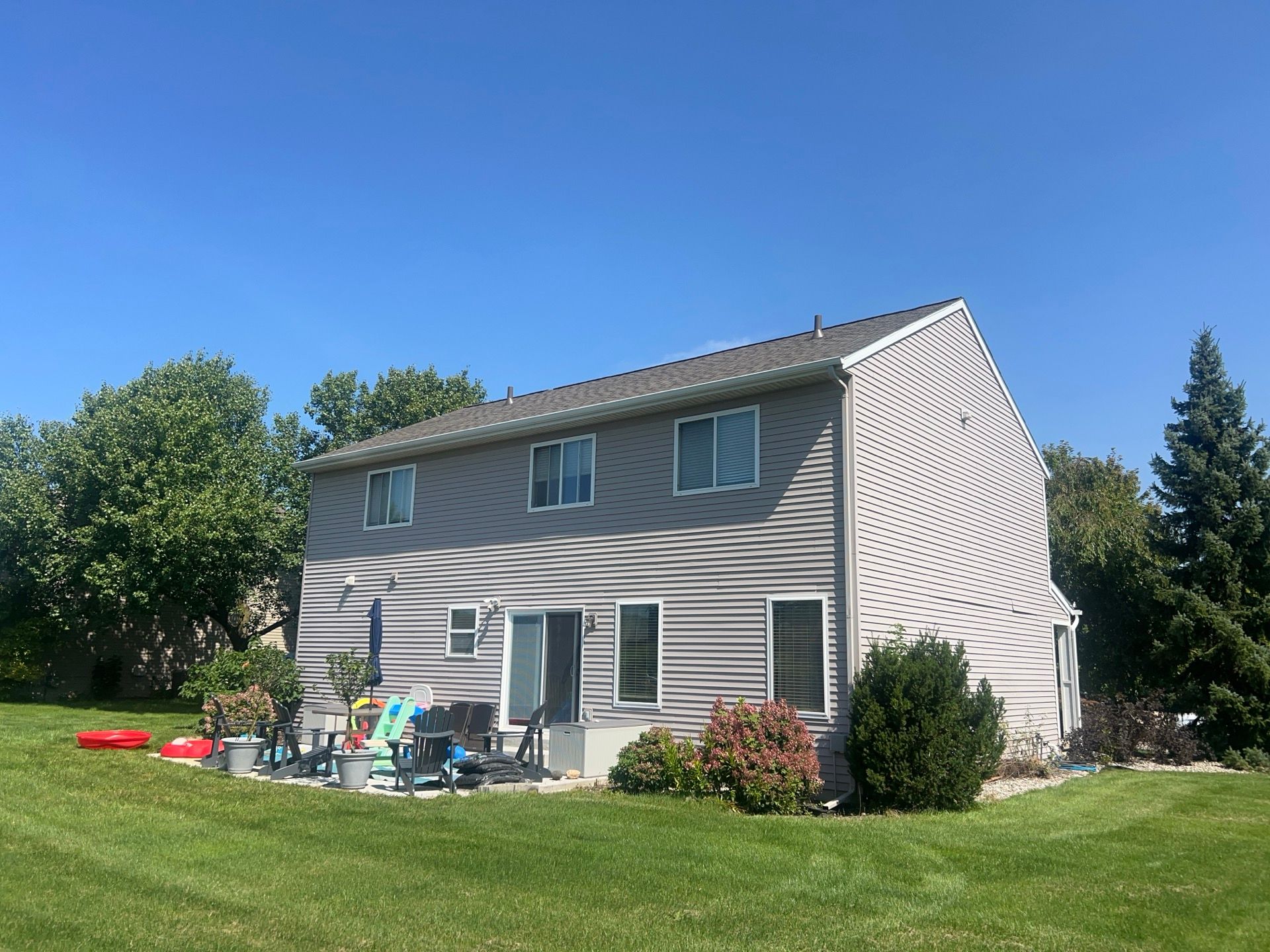 PATIO ROOF INSTALLATION using Treated Lumber by Avalon Roofing and Exteriors