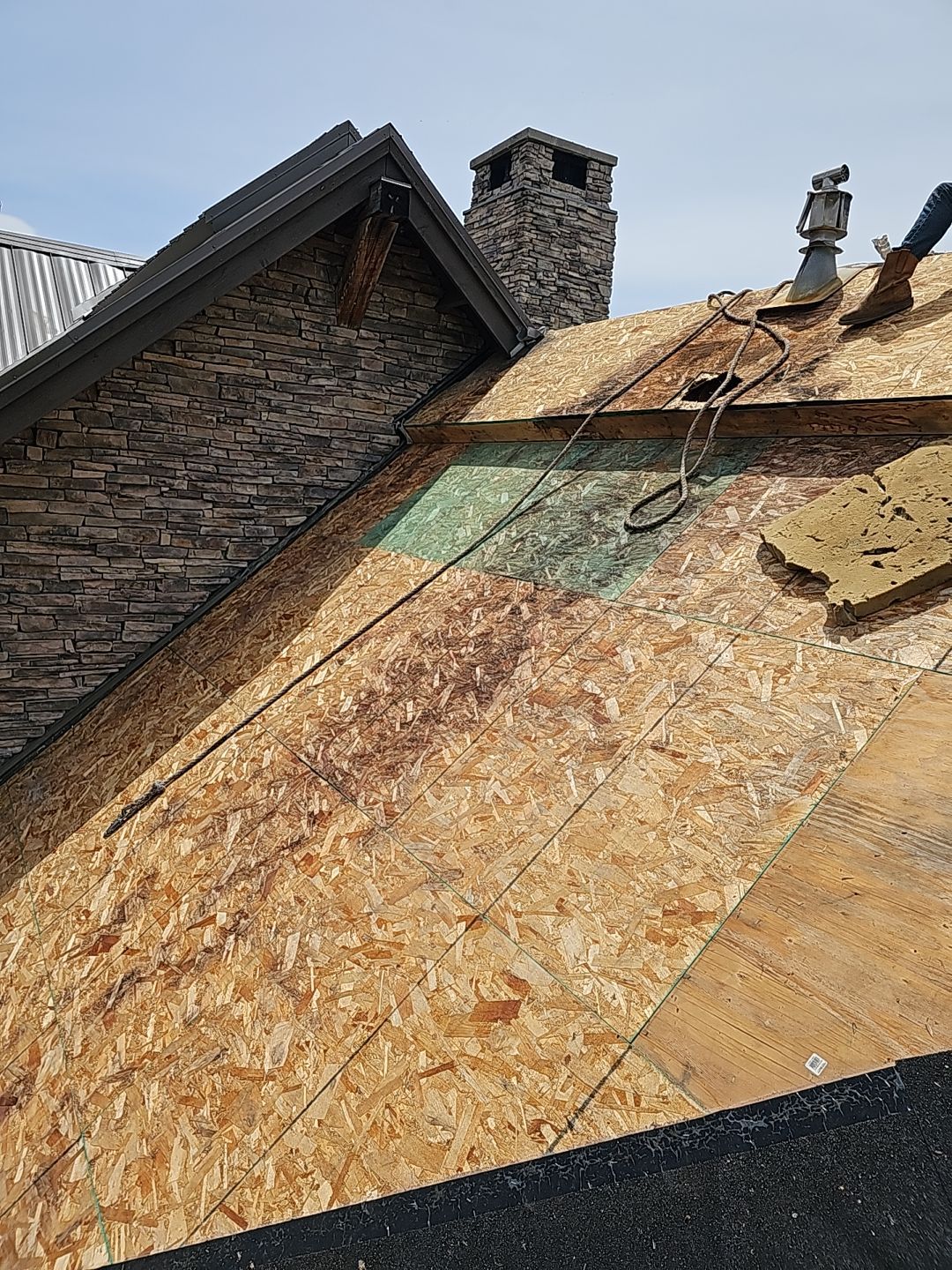 Residential Roofing Installation using Brava Synthetic Slate in Bozeman, MT by swagg construction