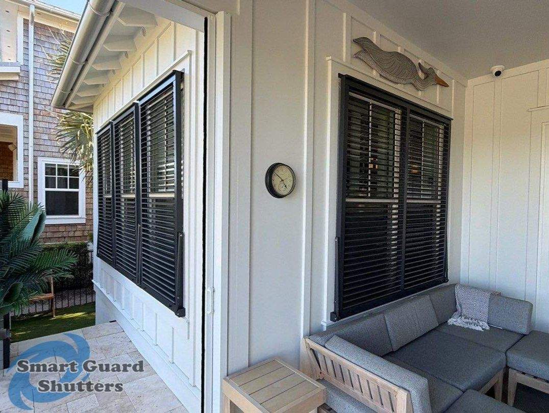 Impact Bahamas in Matte Anthracite Grey by Smart Guard Shutters
