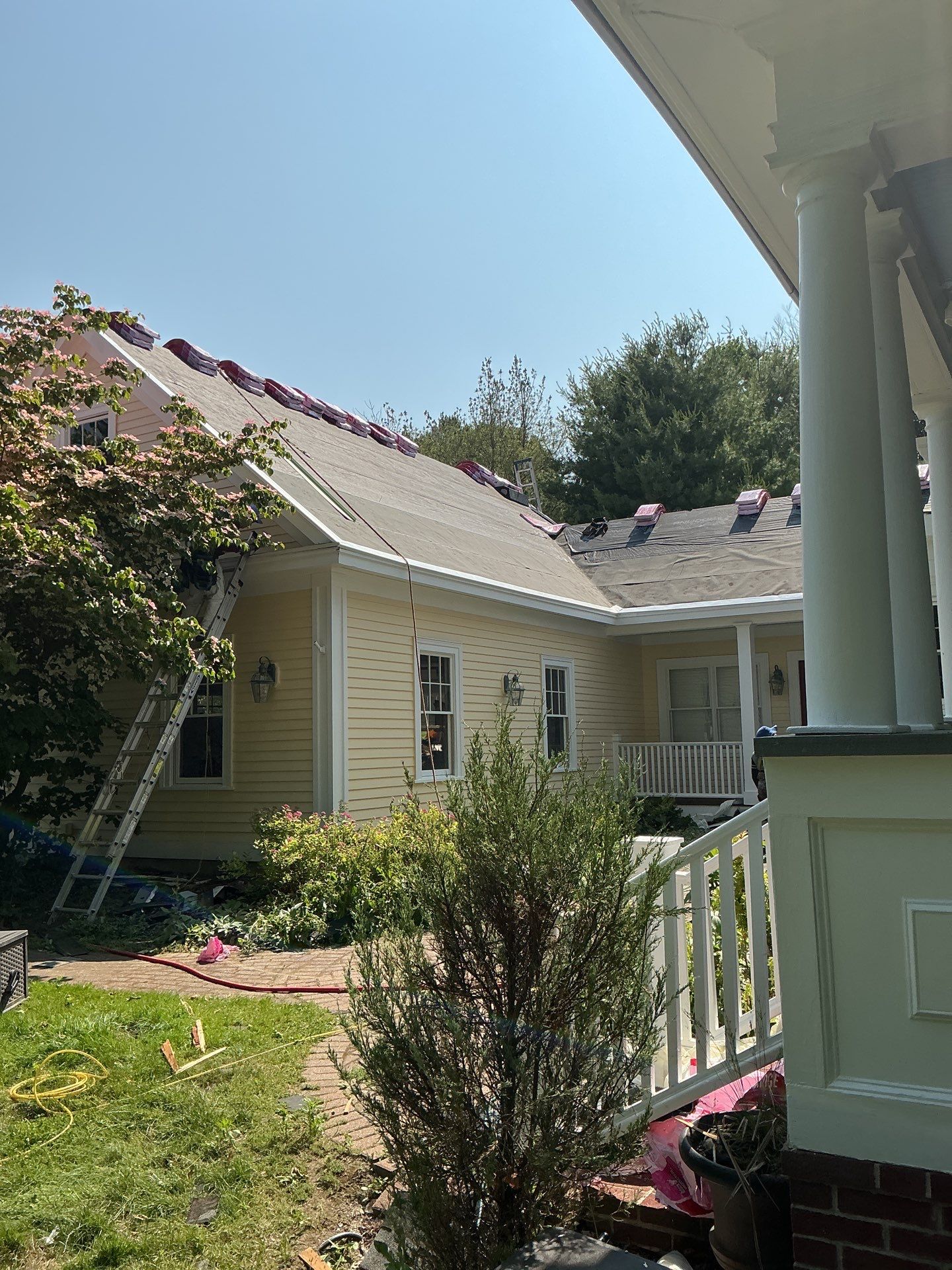 Full Roof Replacement & EPDM Restoration – North Andover, MA by Mighty Dog Roofing of Greater Middlesex County