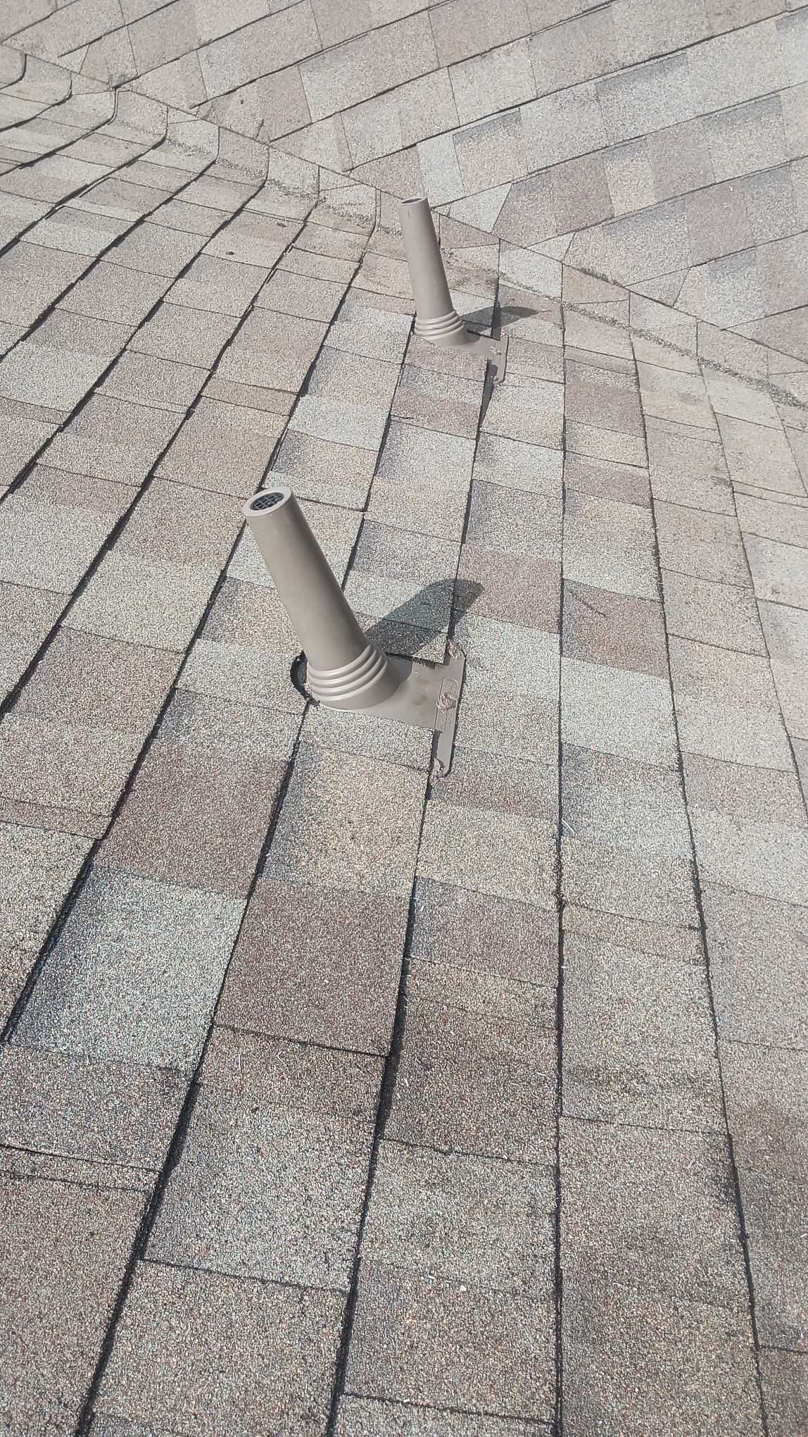 Hail Damage using Owen's Corning Duration (Lifetime) Shingles by Roof Repair Company