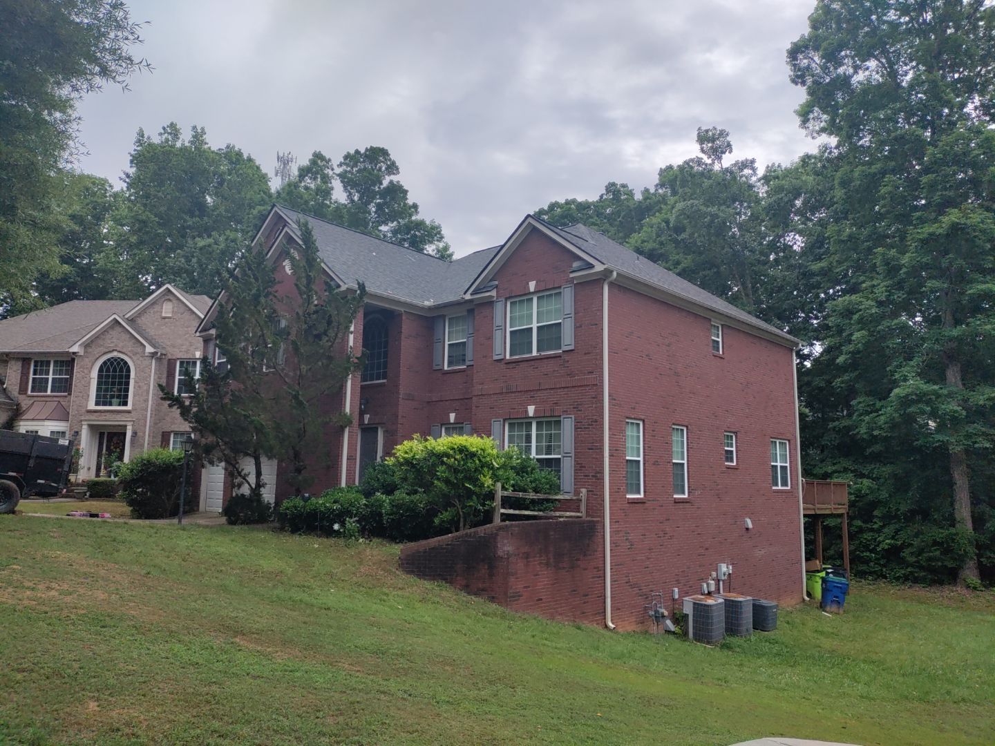 Residential Roof Replacement using Owens Corning Estate Gray by Inspector Roofing and Restoration