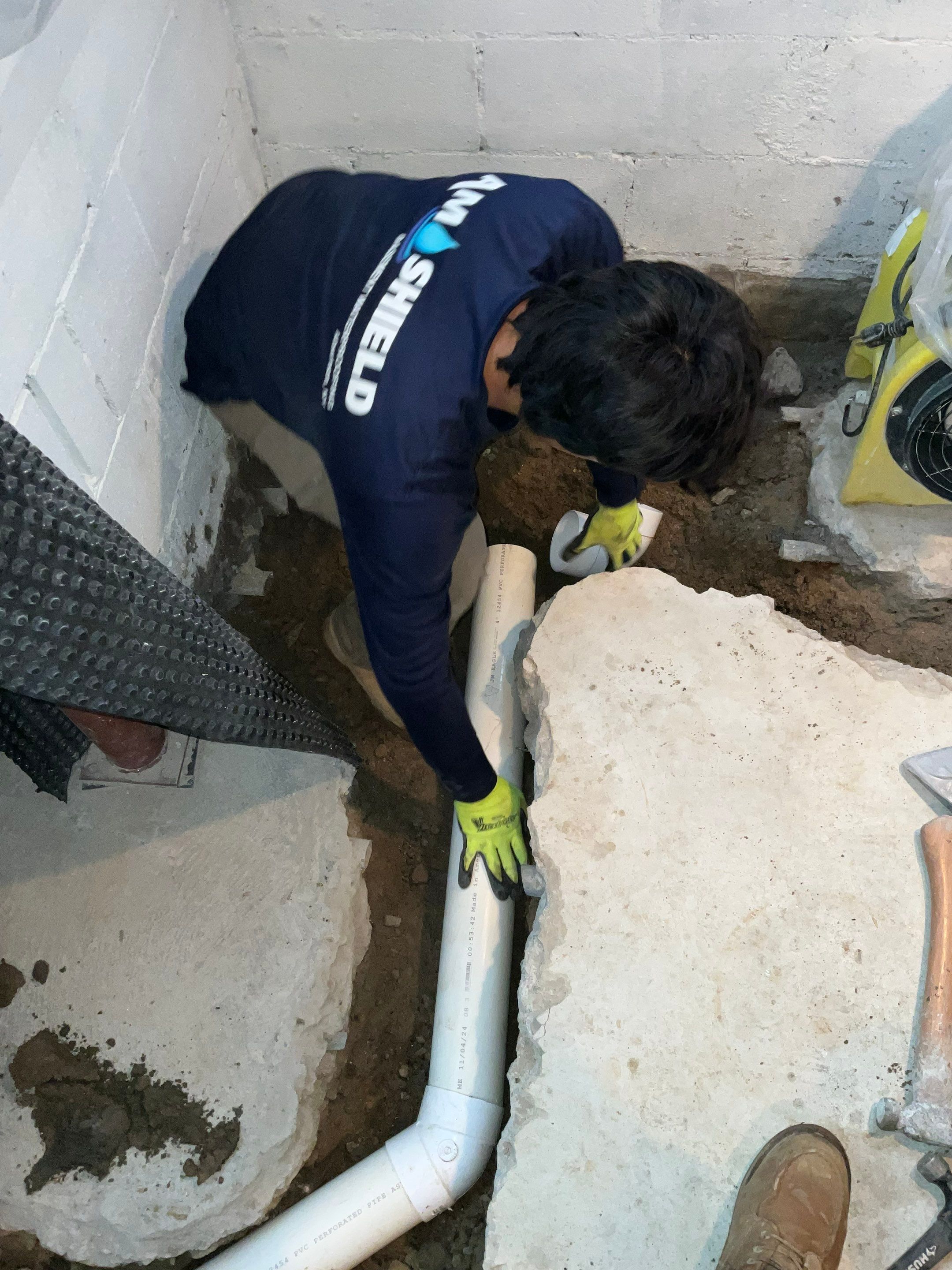 Harding Ave Bronx, NY by A.M. Shield Waterproofing, Corp.