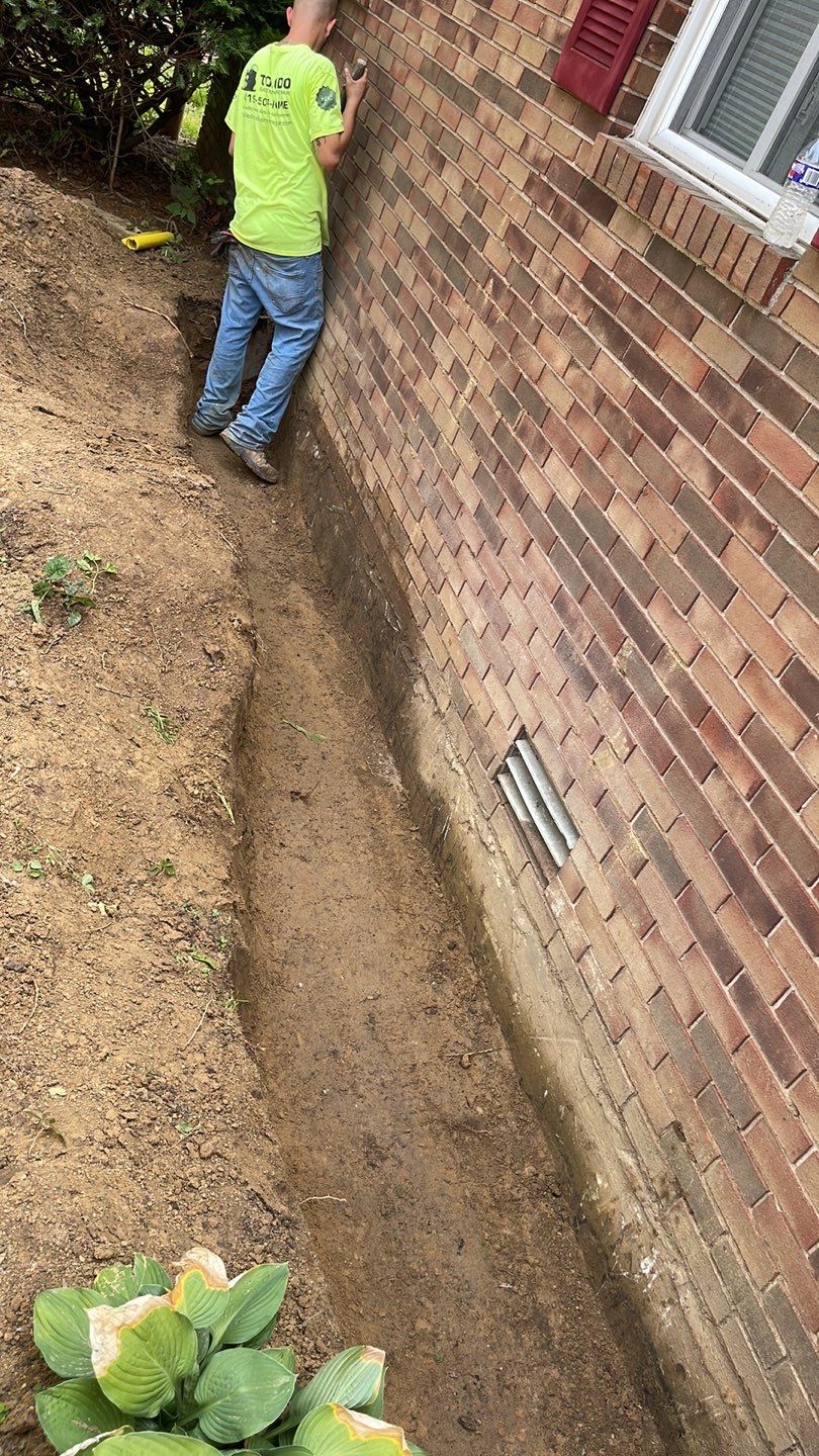 Shallow Waterproofing System and Crawl Space Repairs by Toledo Basement Repair