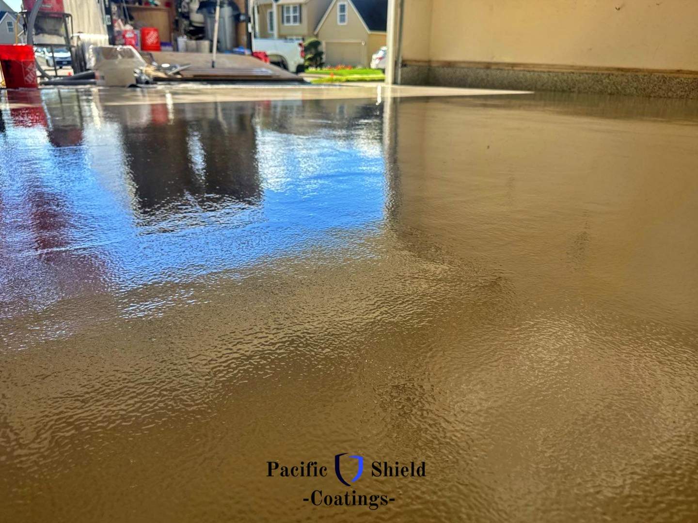 2 Car Garage in Domino by Pacific Shield Coatings, Inc.