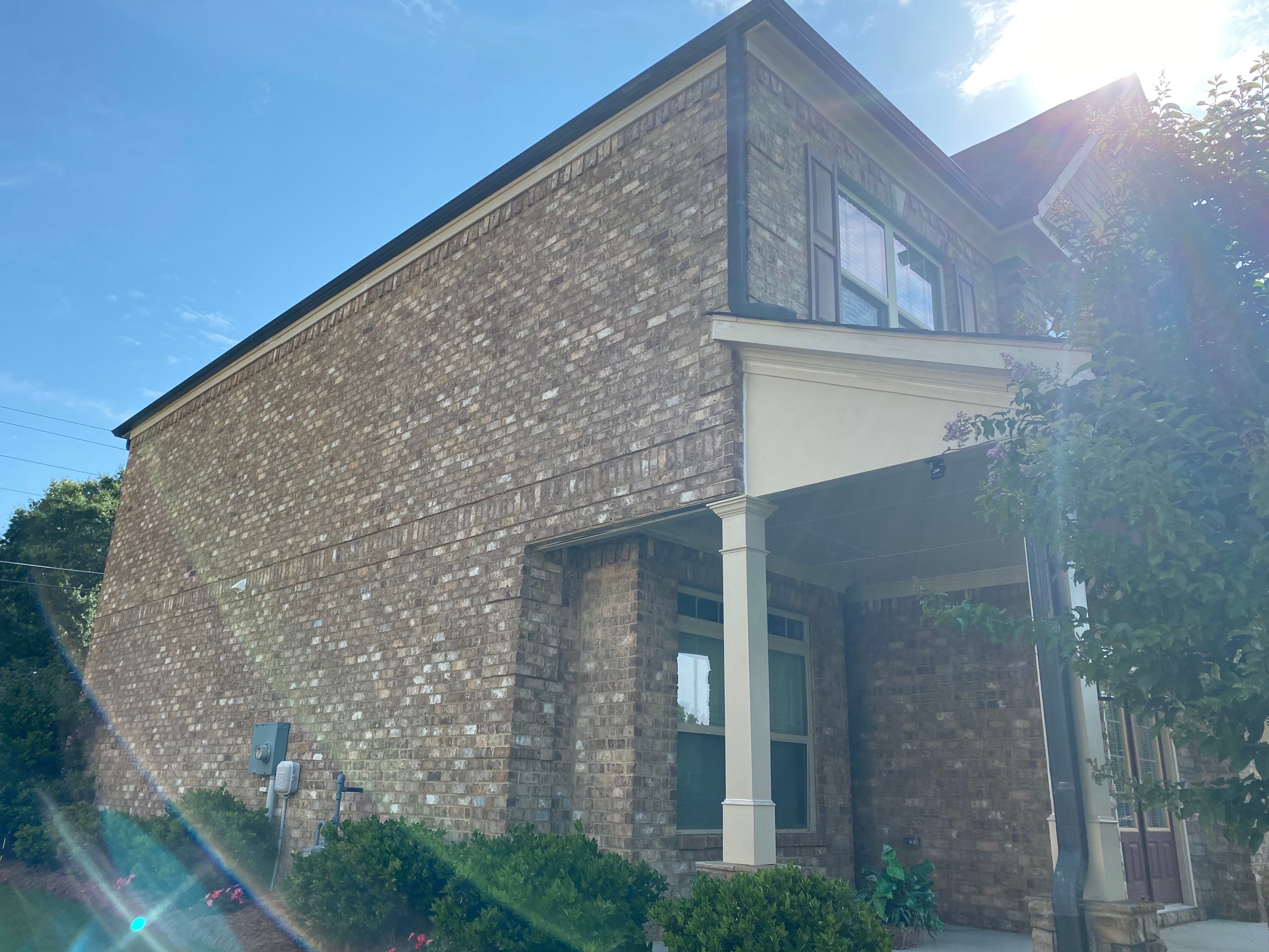 Full Exterior Painting for Brick and Siding Home in Cumming by Swift Home Renovations