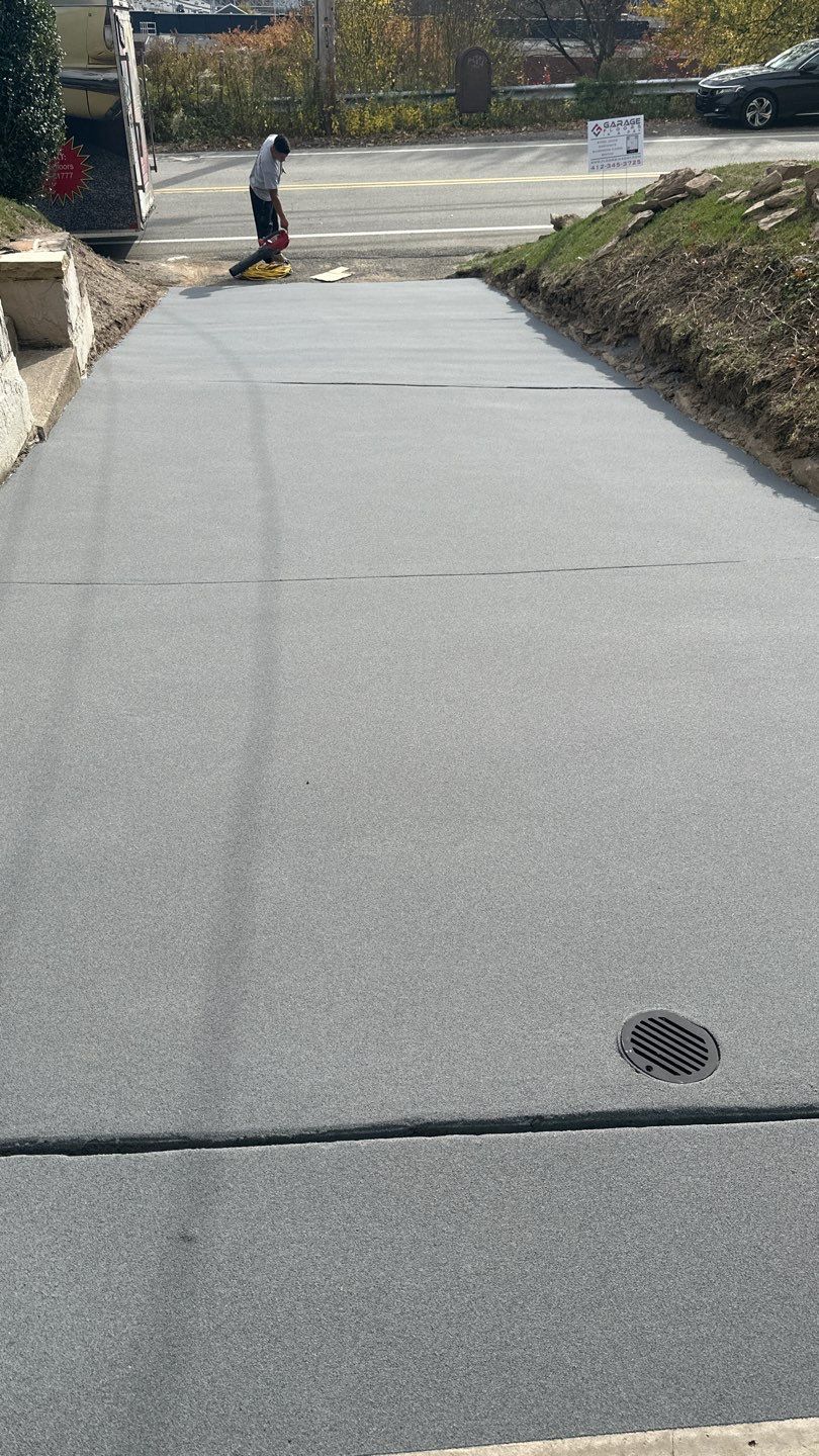 Driveway Project in Pittsburgh by Floors in a Day, Inc