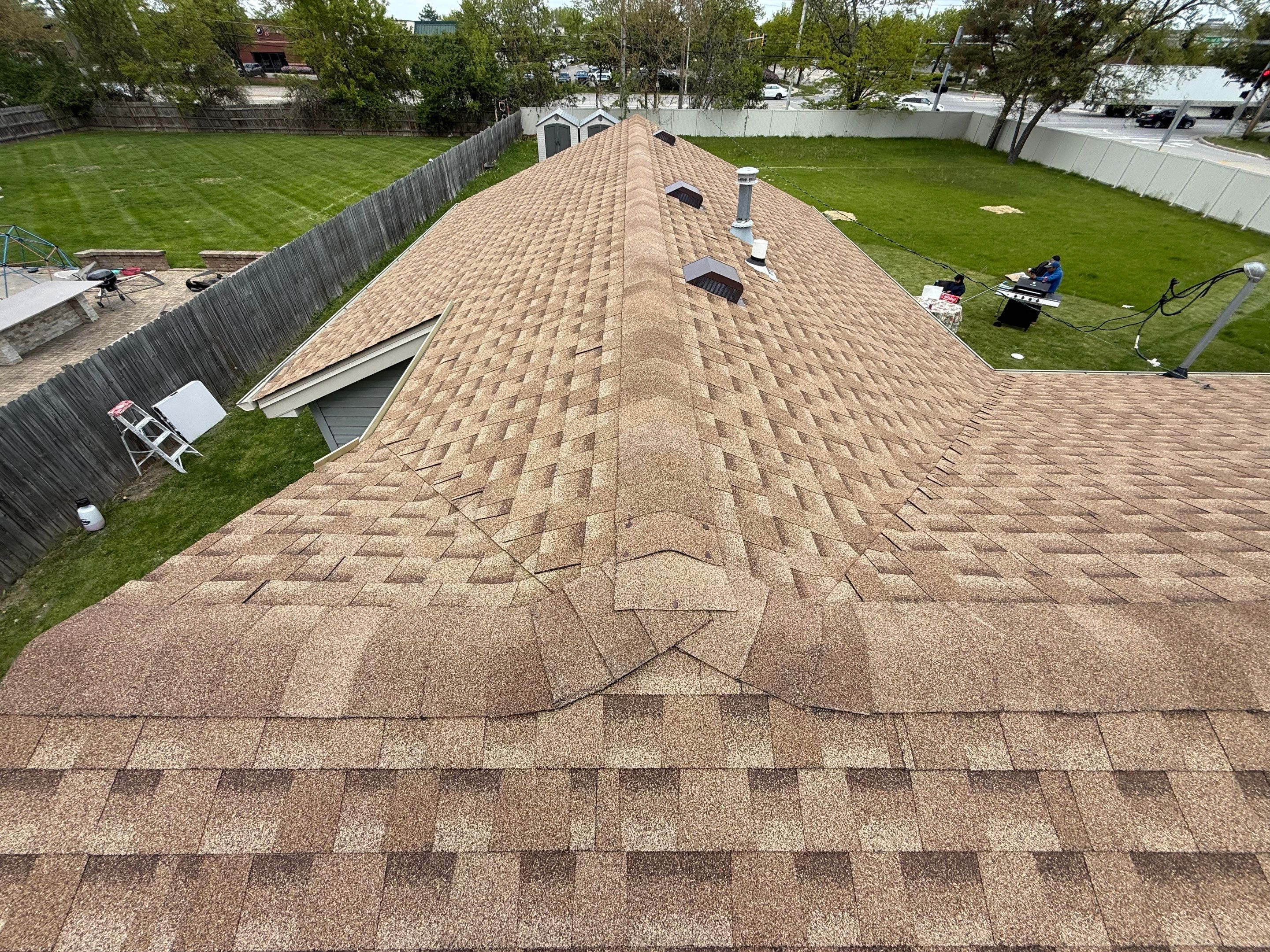 Roof replacement by Optimal Home Improvement 