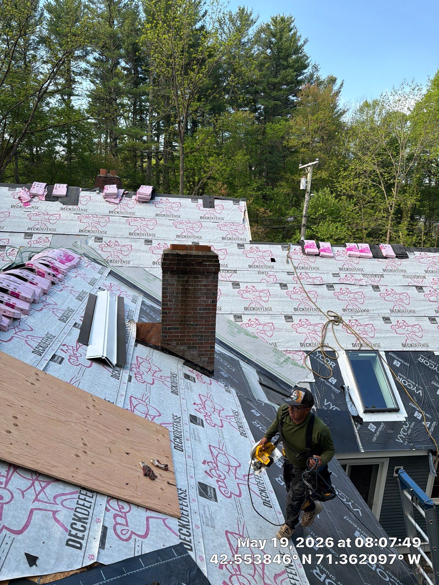 Roof Replacement + Metal Valleys + Snow Belt + Skylights — Carlisle, MA by Mighty Dog Roofing of Greater Middlesex County