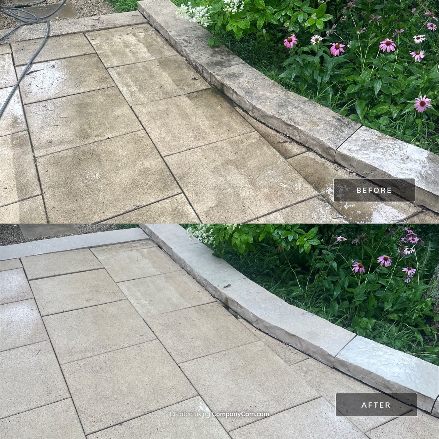 Project in Winnetka by Simmons Power & Soft Washing