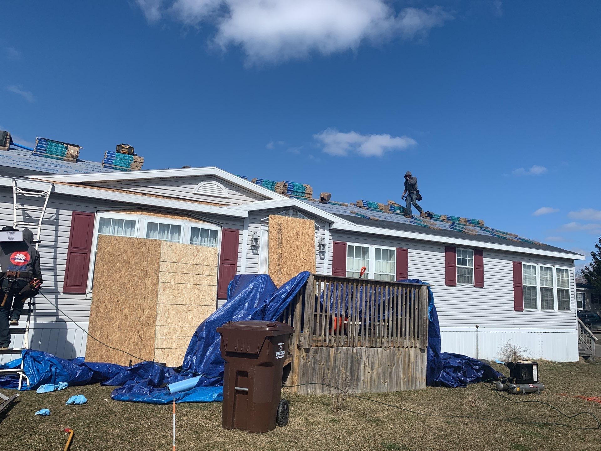 Roof Replacement using CertainTeed Landmark by 180 Contractors