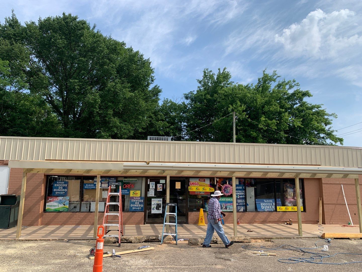 Store Building in Hope by Hostetler Roofing