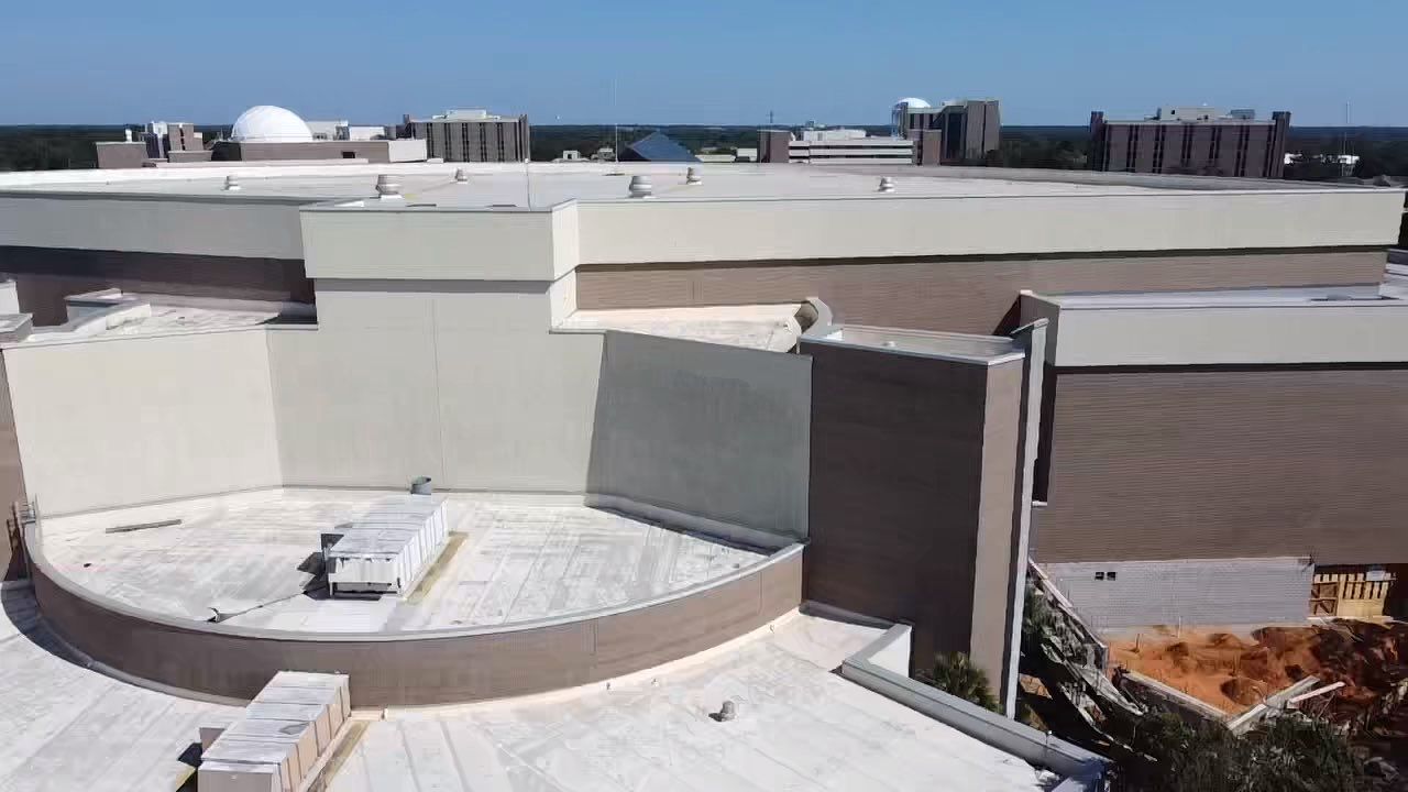 PCC Crowne Center Exterior Wall Repairs Pensacola, Fl by US Roofing Systems
