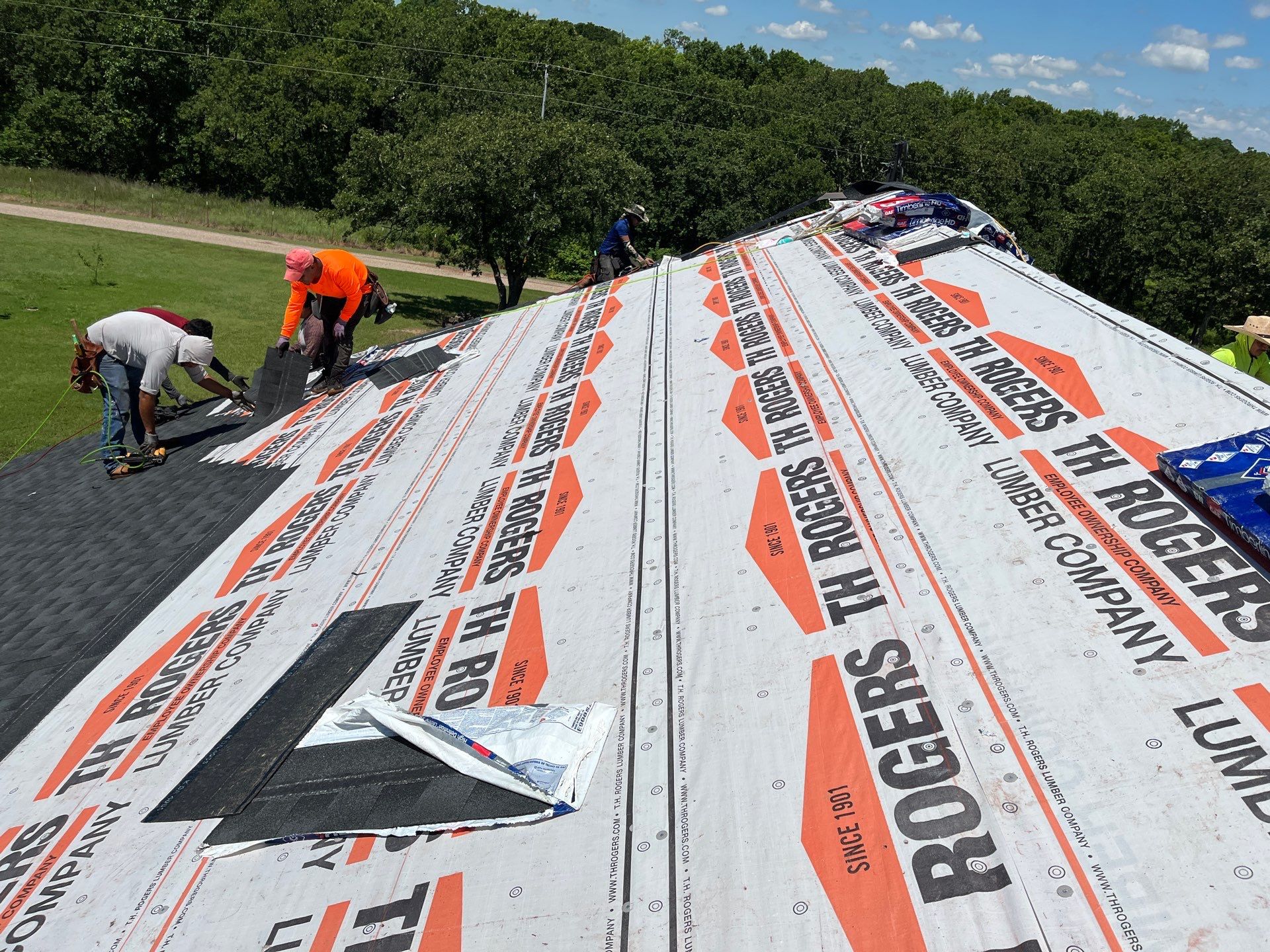 Roof Replacement and Architectural Shingle Installation in Joy, Oklahoma by BANA Roofing and Solar Supply