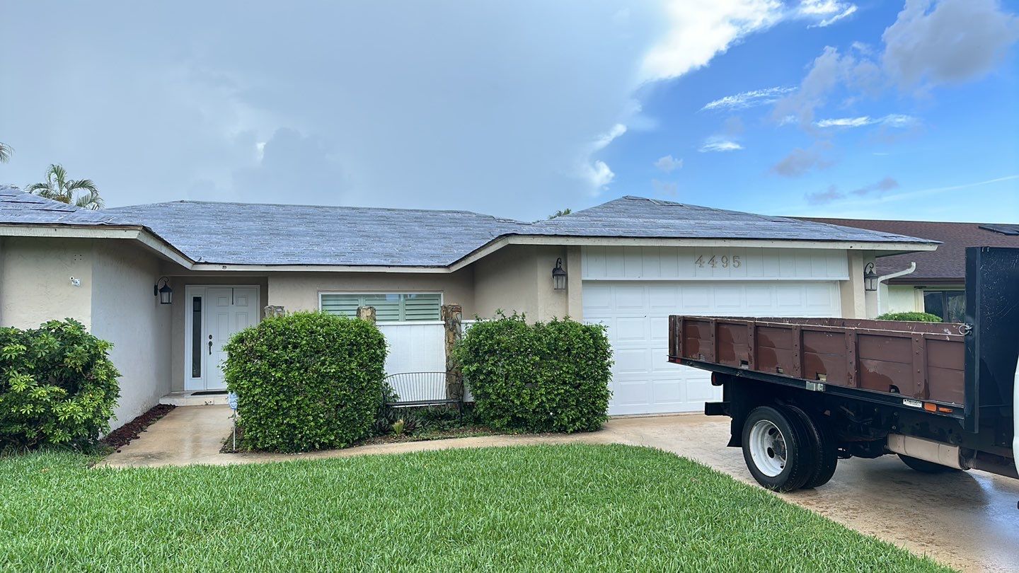 Residential Roofing Installation using 1" Nail strip metal roof by BLUES BROTHERS ROOFING