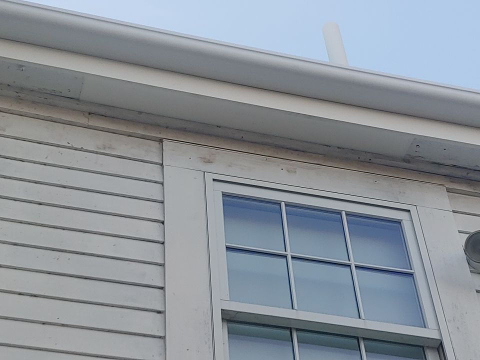 Gutter Installation using 4x6 Fiberglass Gutter in Weston, MA by Gutter Pro Enterprises
