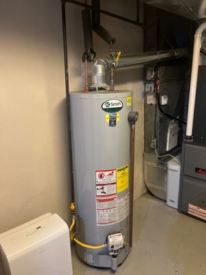 Water Heater Installation using Amana 2 Stage High Efficiency Furnace