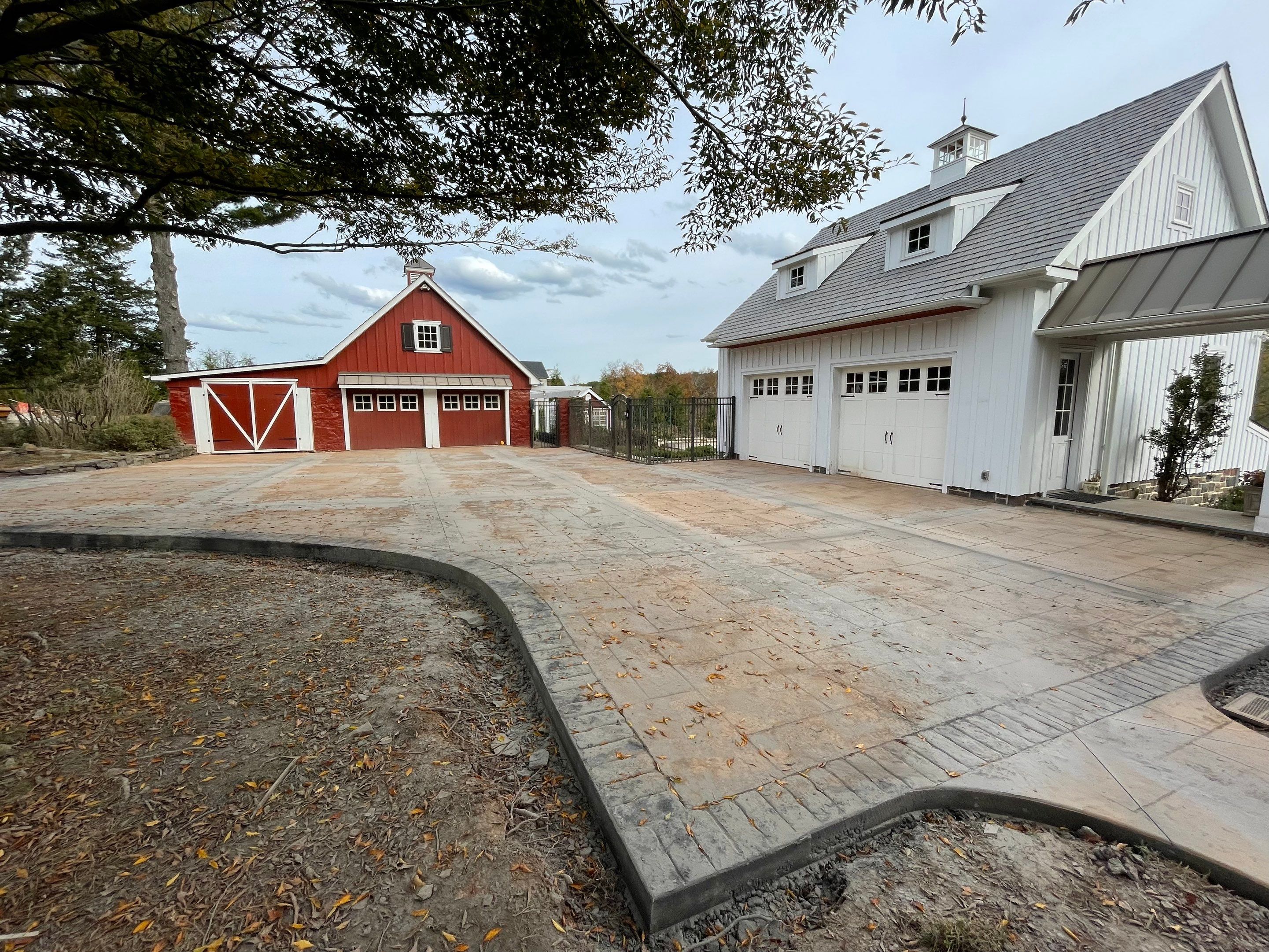 Custom Decorative Concrete Driveway by Architectural Concrete Design