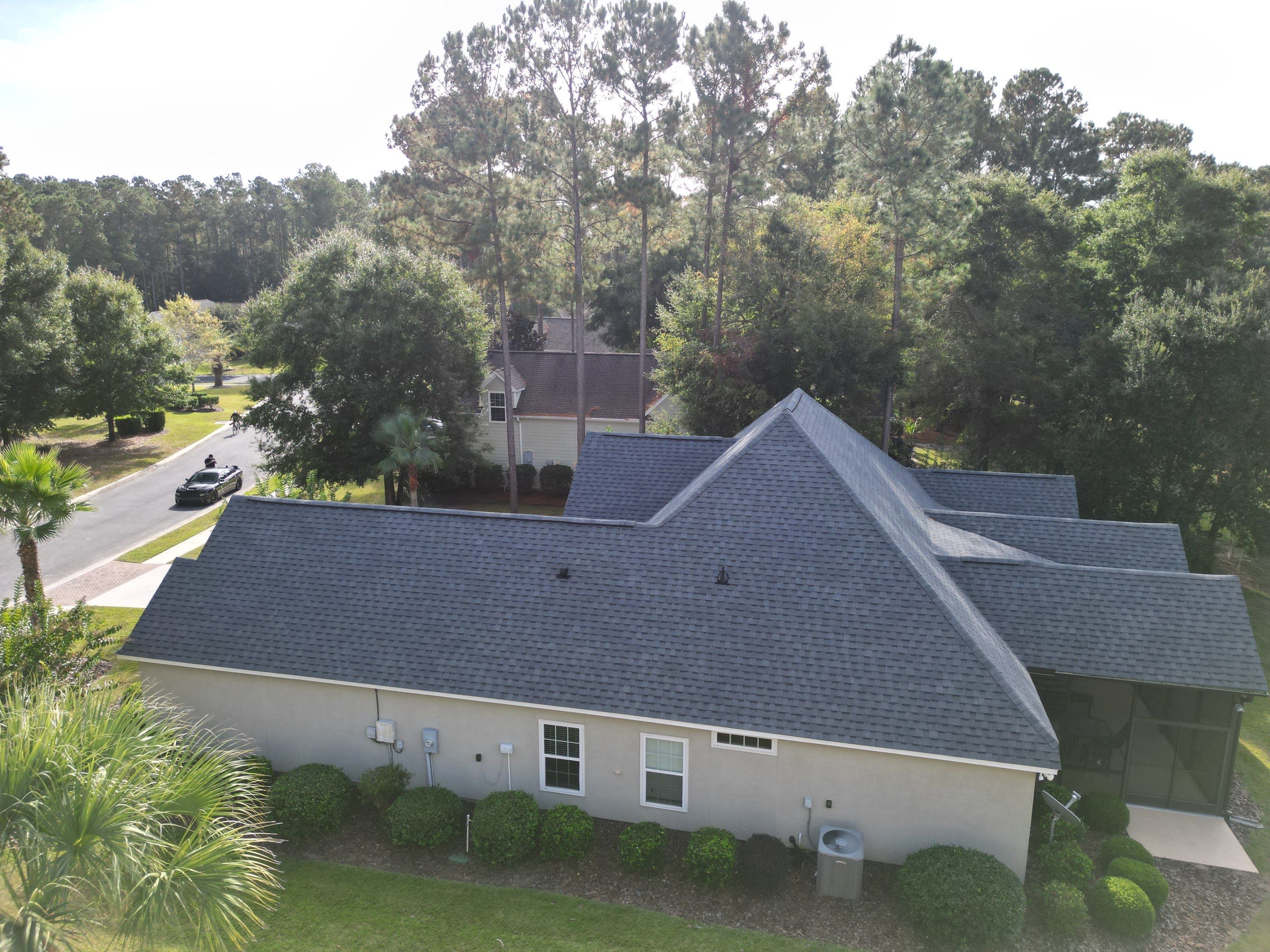 Residential Roofing Installation using Atlas Pinnacle Pristine Pewter by Talya Roofing