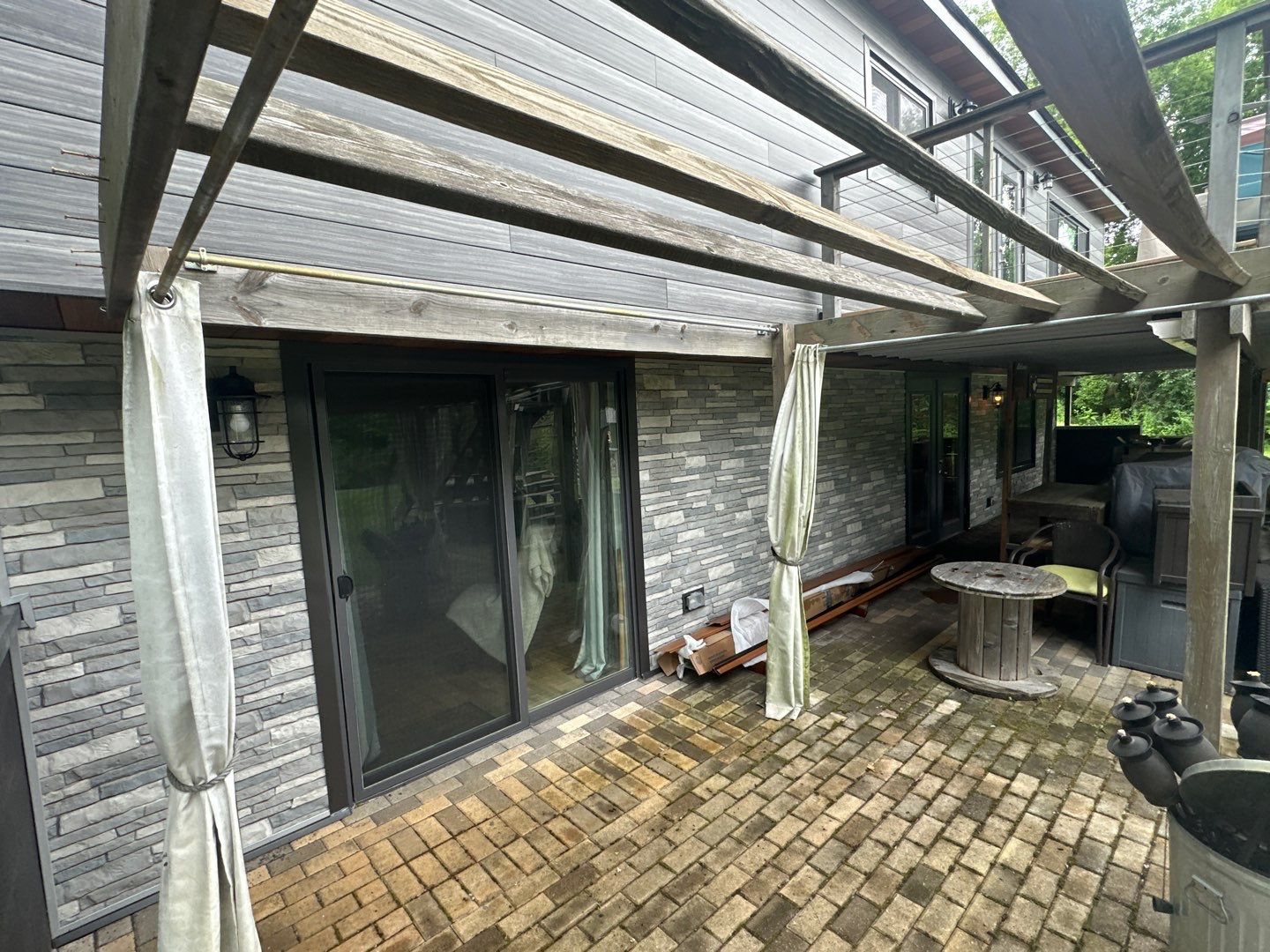 Siding Replacement using Alside Gray Oak by 180 Contractors