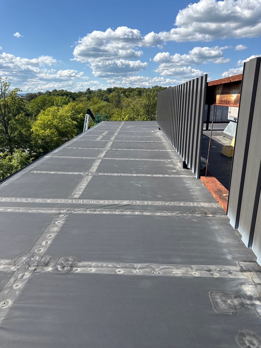 Commercial Roof Replacement – TPO Rhinobond System Installed at TD Bank by All Site Roofing