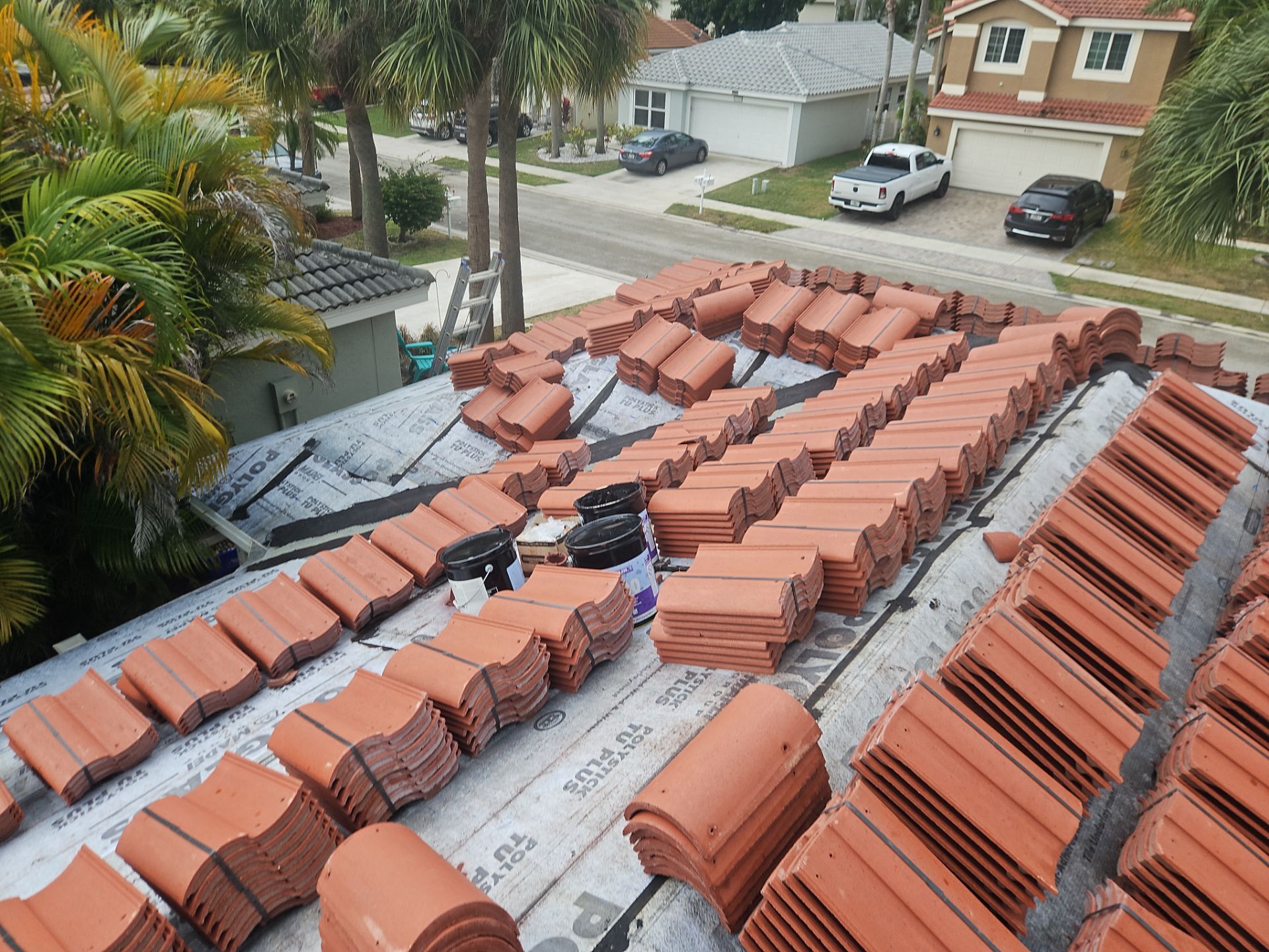Residential Roofing Installation using WestLake Roofing Tile by BLUES BROTHERS ROOFING