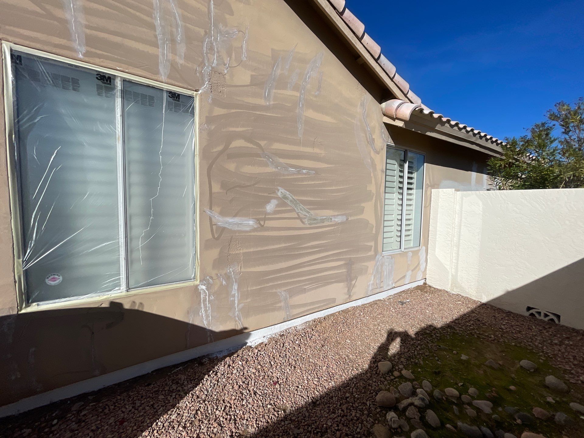 Gazzo - A Beautiful Home Exterior Transformation in Scottsdale, AZ with C&M Primer and Sherwin Williams Paints by Double G Painting Contractors, LLC