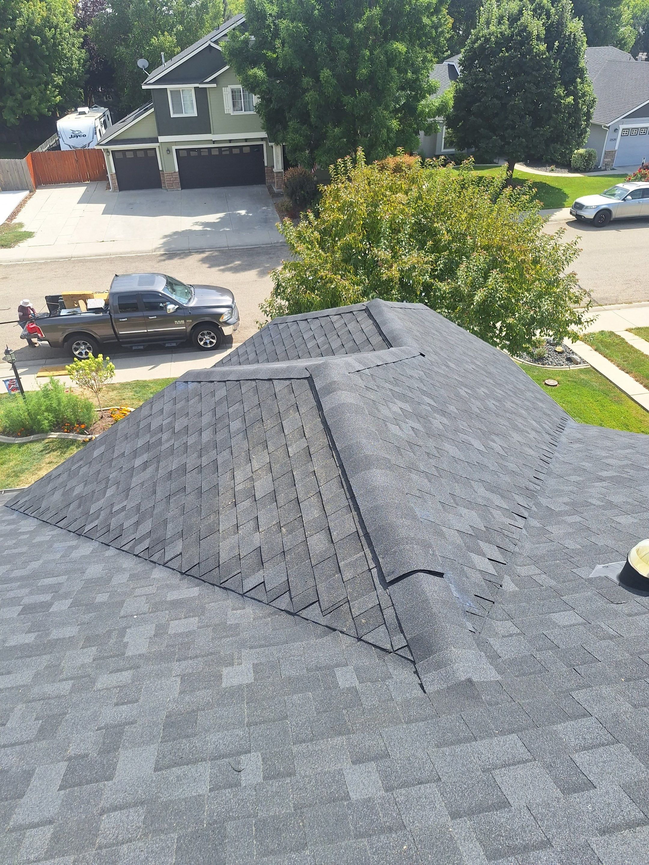 Residential Architectural Shingle Roof Replacement in Boise Idaho by Olive Roofing