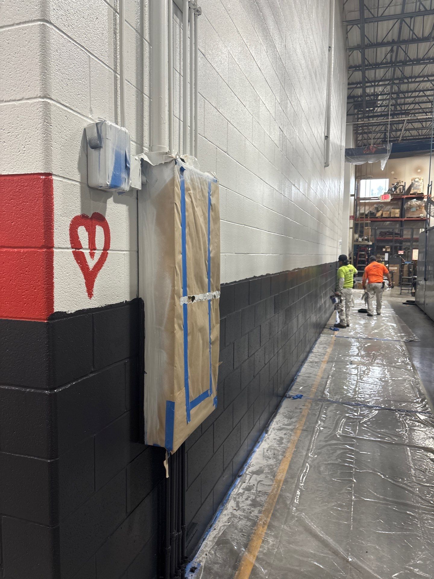 Factory Interior using Pro Industrial Multi-Surface Acrylic by Paint Platoon USA