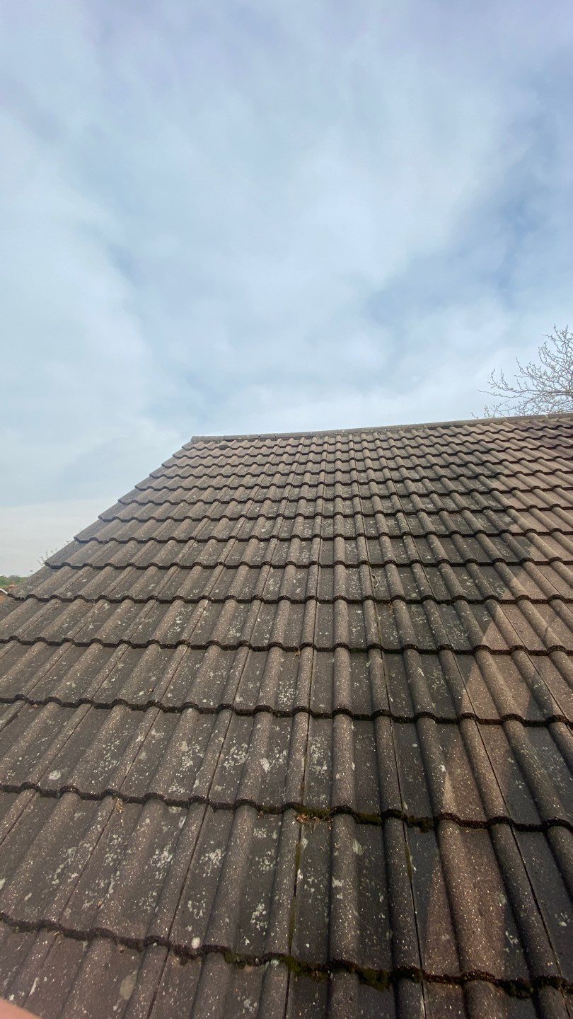 Roof - Driveway - Patio using Honda 15lpm Low Pressure Washing Machine by Ges Exterior Cleaning ltd