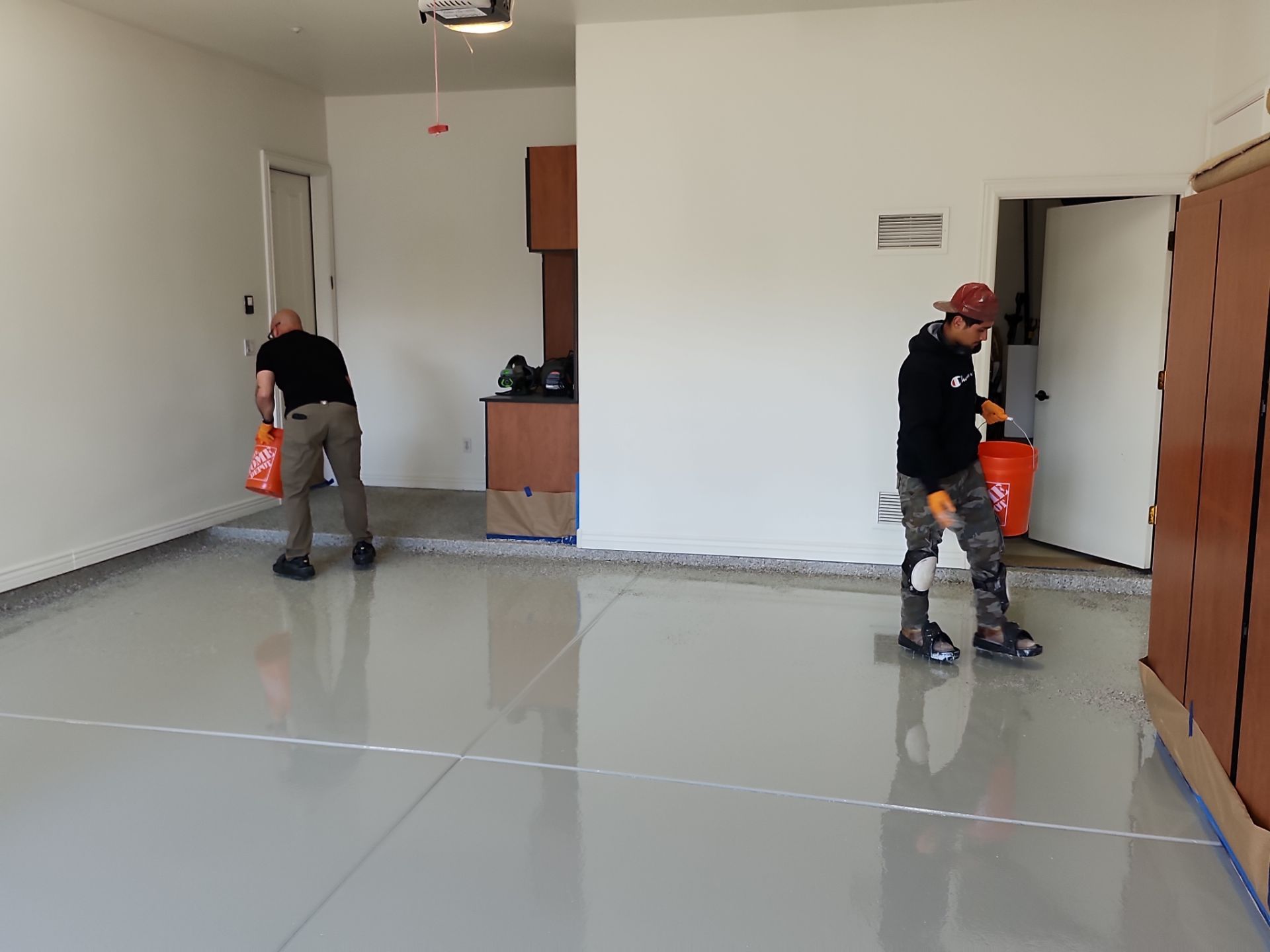 Garage Floor Epoxy - Scottsdale by Crash of Rhinos Painting & Garage Floors