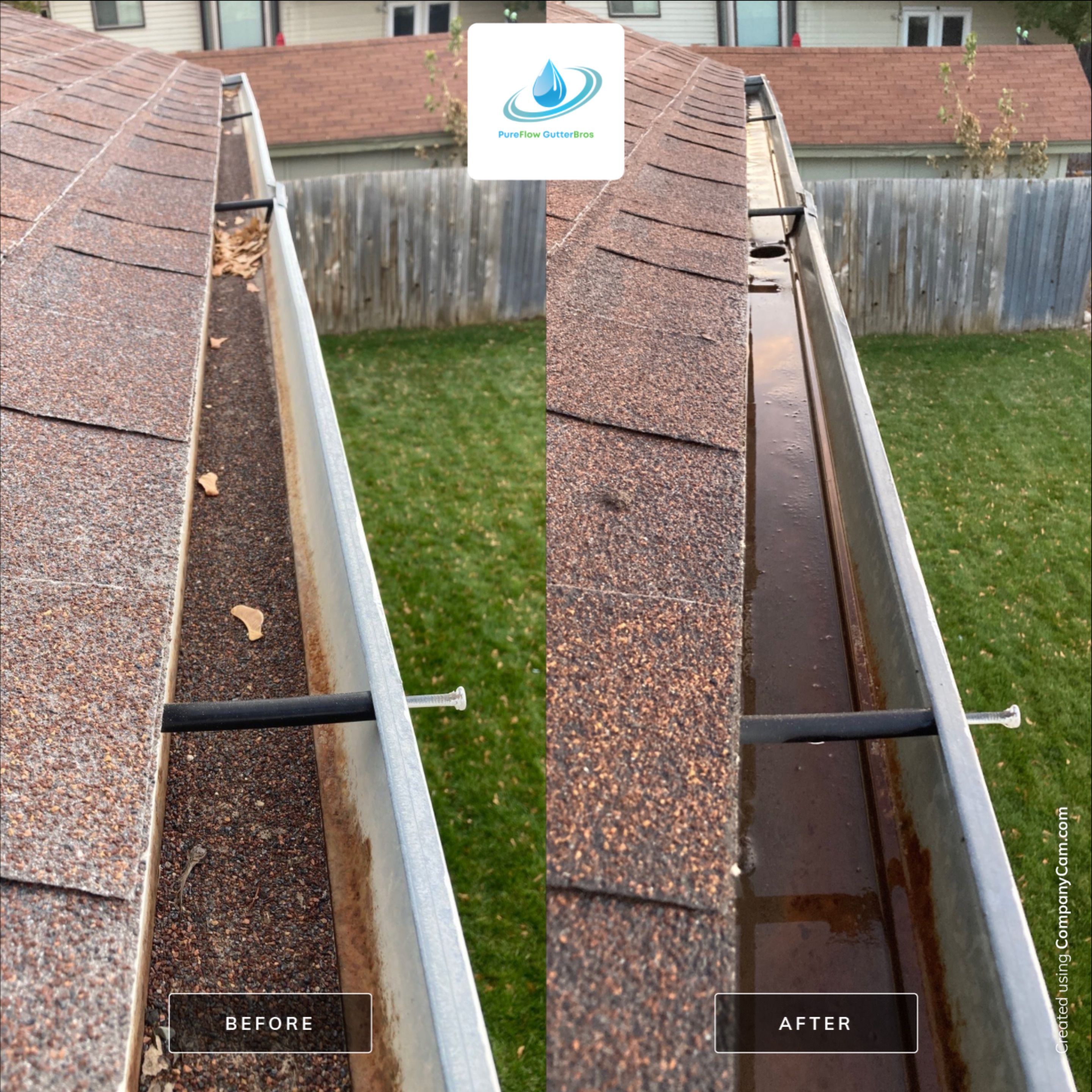 Project in Cottonwood Heights by PureFlow GutterBros